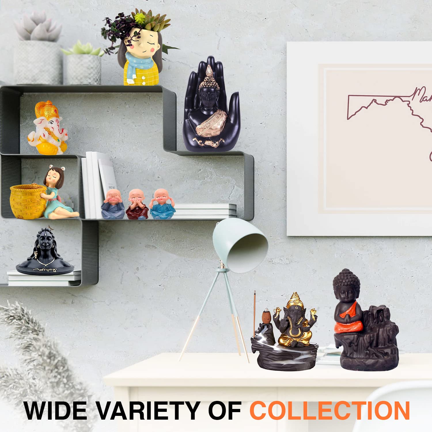 Handicrafts Villa Dancing Ganesh Showpiece (Dancing Ganesh, Standard)