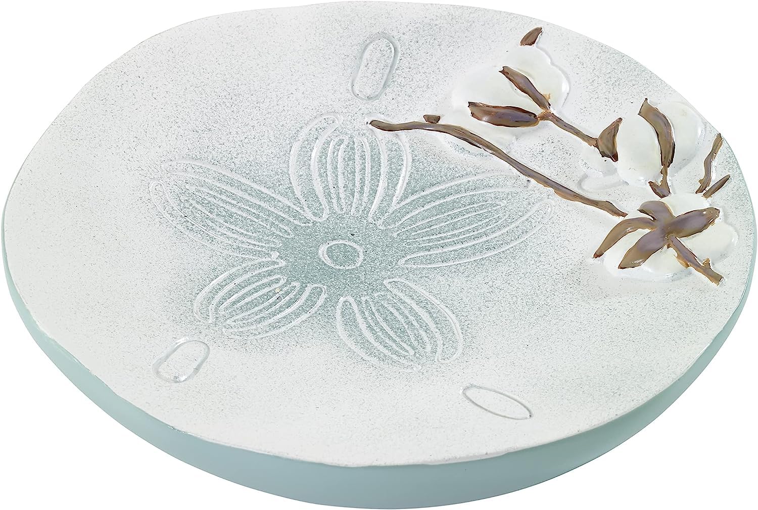 Avanti Linens - Soap Dish, Countertop Accessories, Farmhouse Chic Bathroom Decor (Farmhouse Shell Collection)