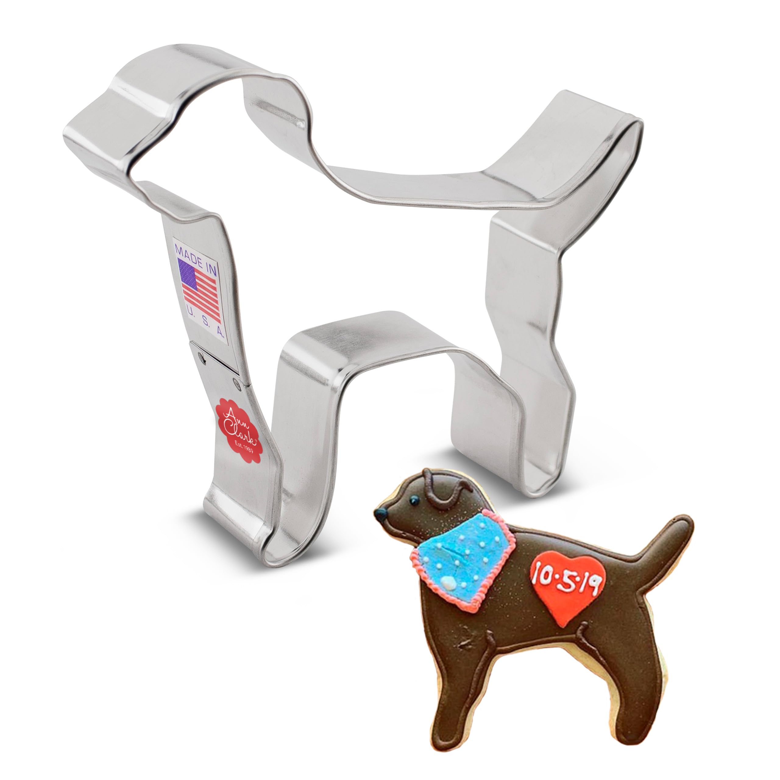 Labrador Dog Cookie Cutter 4.4'' Made In Usa By Ann Clark