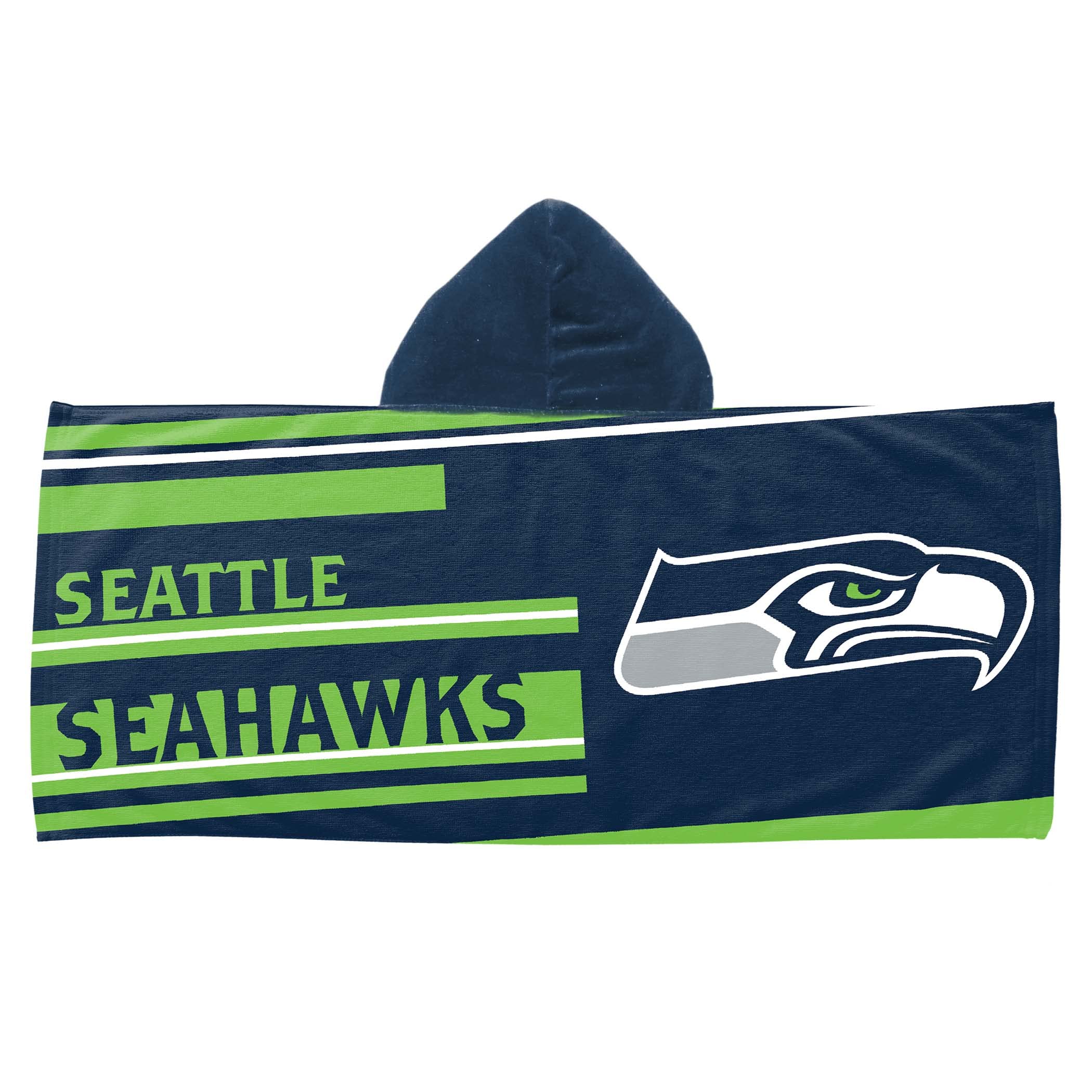 NFL 606 Seahawks - Juvy Hooded Towel  22X51(D0102HgJEQg)