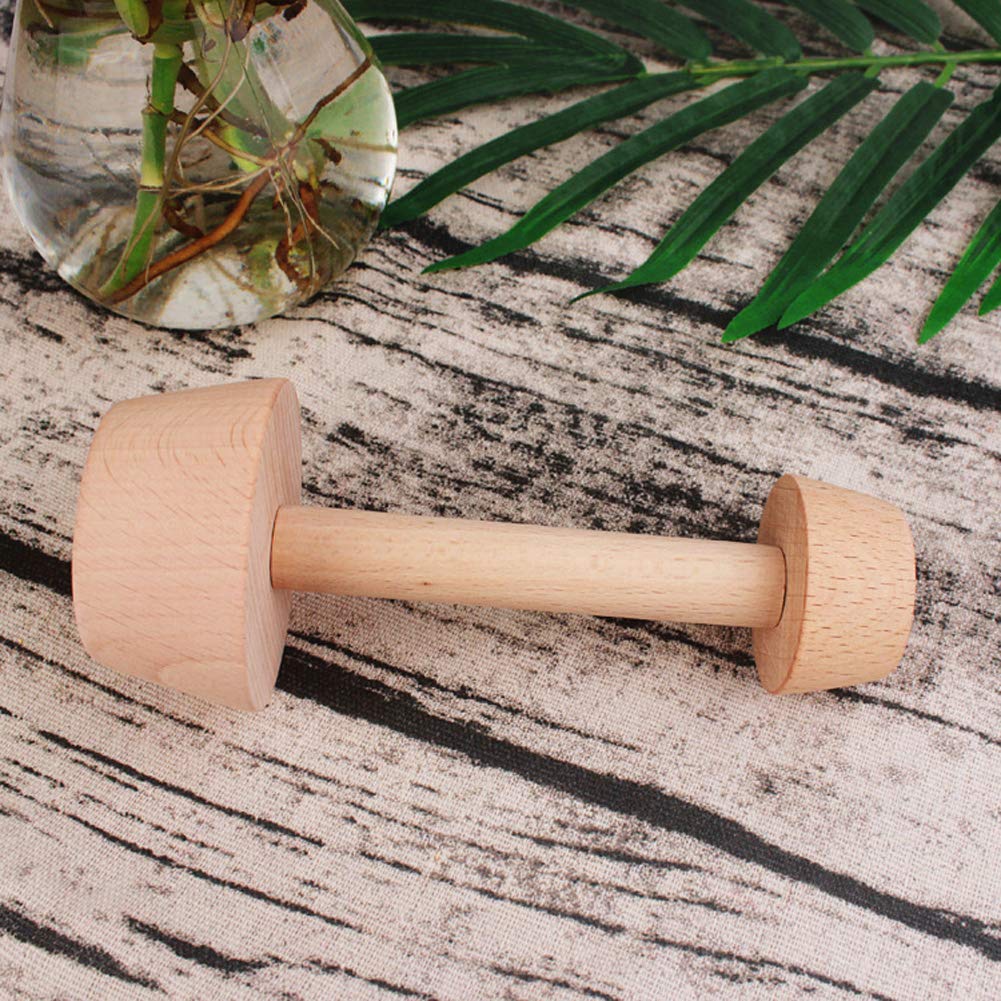 Lasenersm 1 Piece Tamper Mold Double Side Wooden Egg Tart Mould Diy Cake Pastry Pusher Egg Tart-Tamper Double Side Wooden Pastry