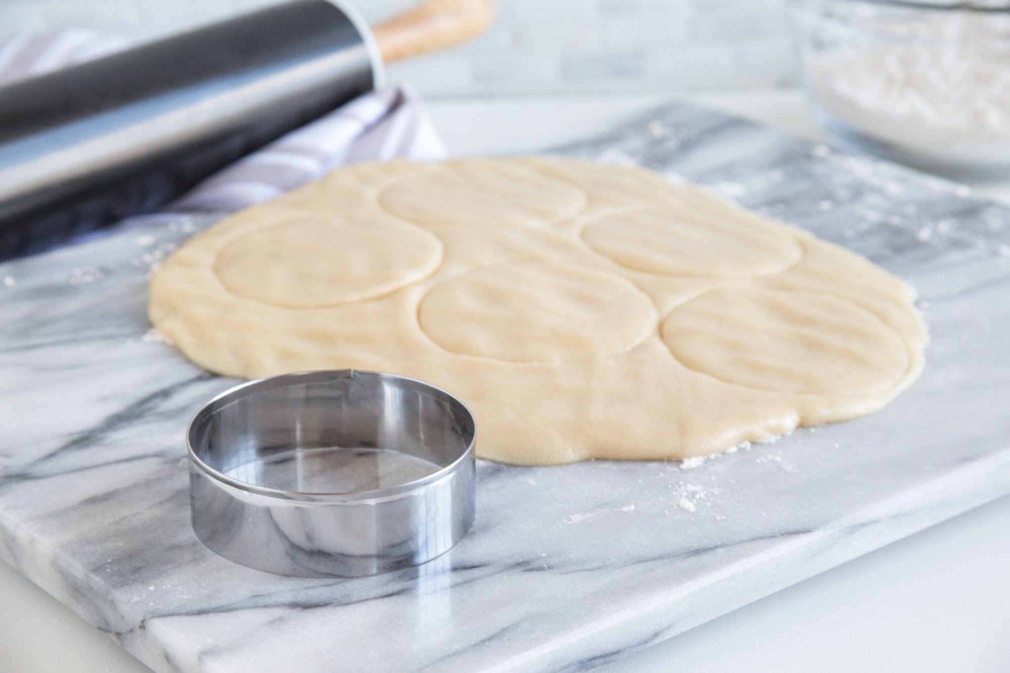 Fox Run Circle Cookie Cutter, 3-Inch, Stainless Steel