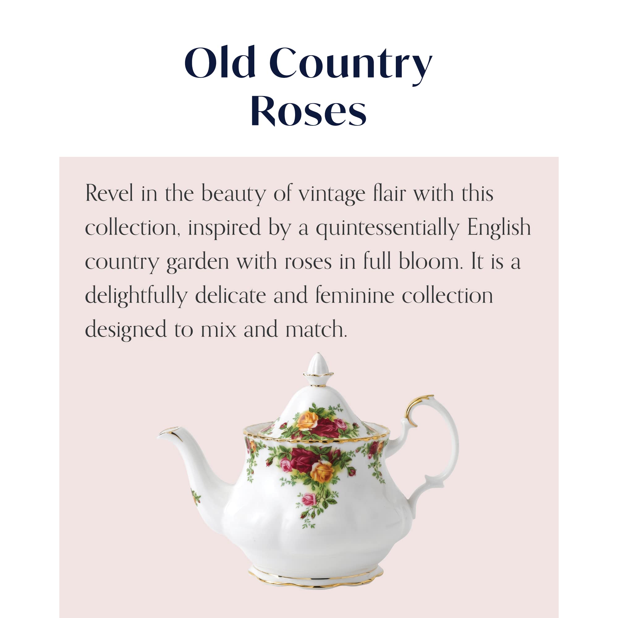 Royal Albert Old Country Roses Teapot Large