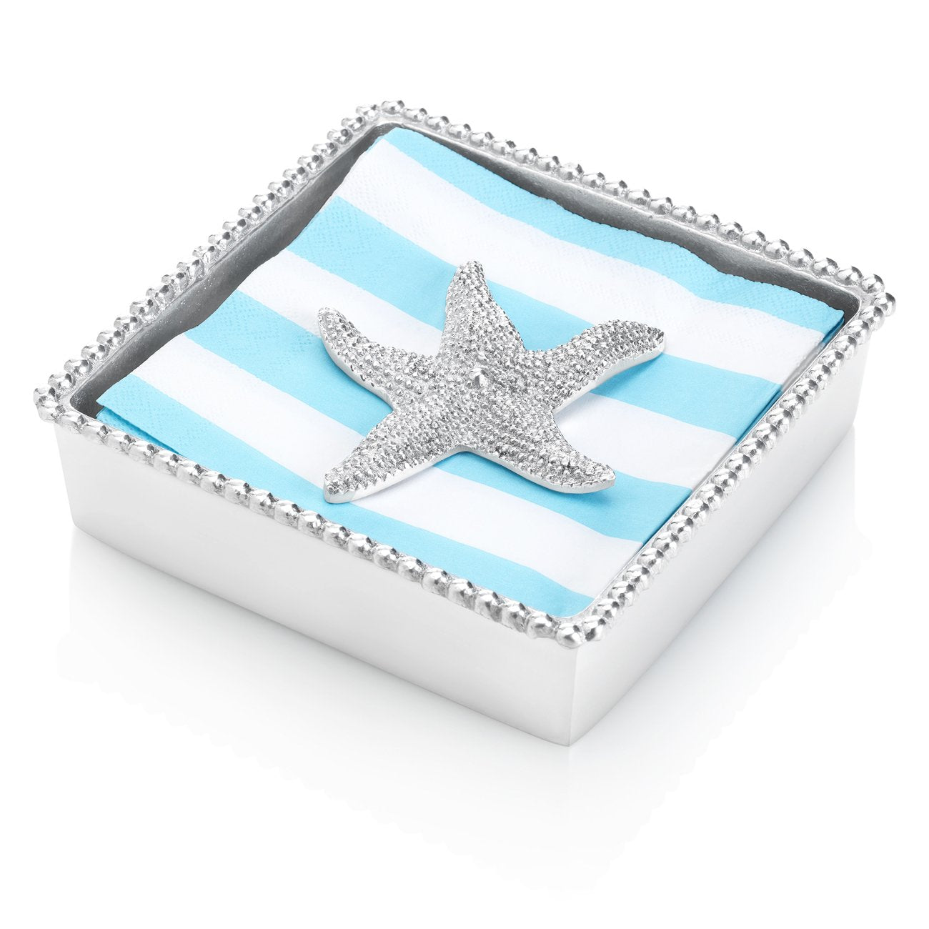 Starfish Beaded Napkin Box