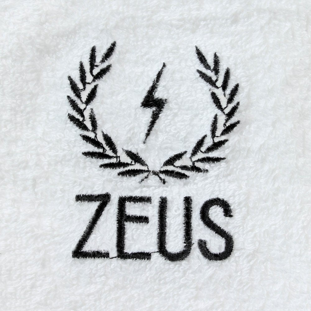 ZEUS Barbershop Steam Towels, 100% Cotton Spa & Barbershop Pre Shave Towels, Soft & Super Absorbent (White) 6 Pack