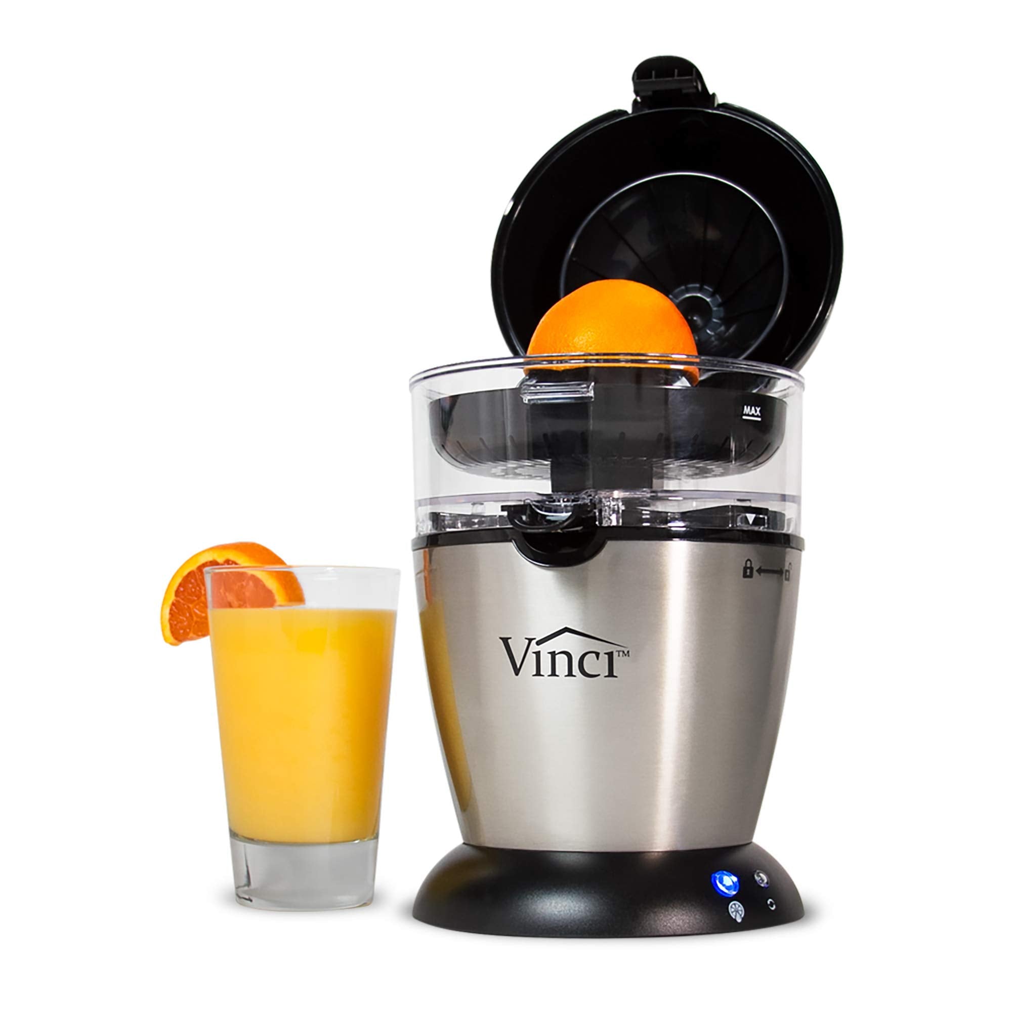 Vinci Hands Free Electric Citrus Juicer, 1-Button Juicer Machine, Orange Lime Grapefruit Lemon Squeezer, Easy to Clean Orange Ju
