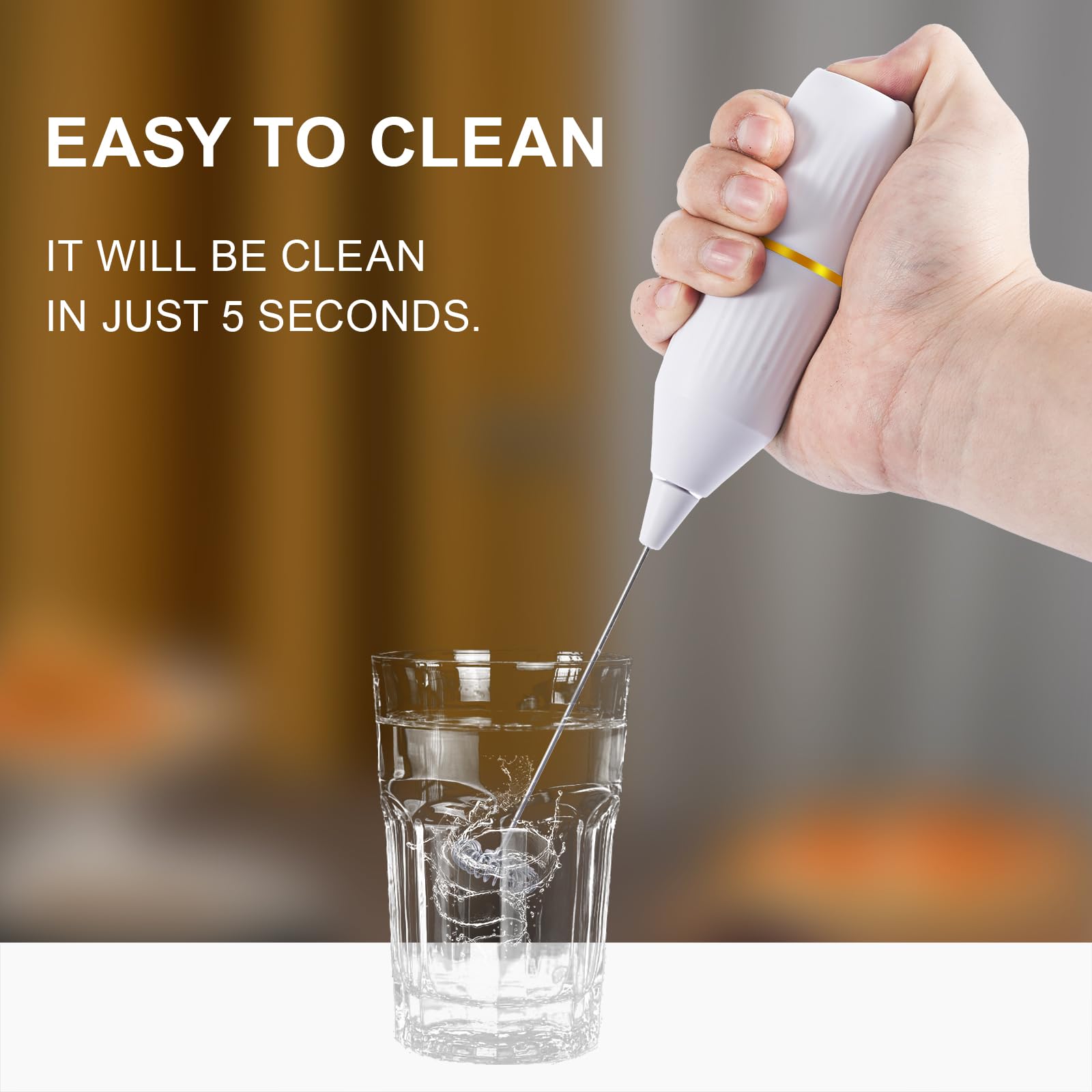 2 Pack Milk Frother, Mini Milk Frother Handheld,Drink Mixer Handheld For Coffee Bar Accessories, Latte, Cappuccino, Frappe, Matc