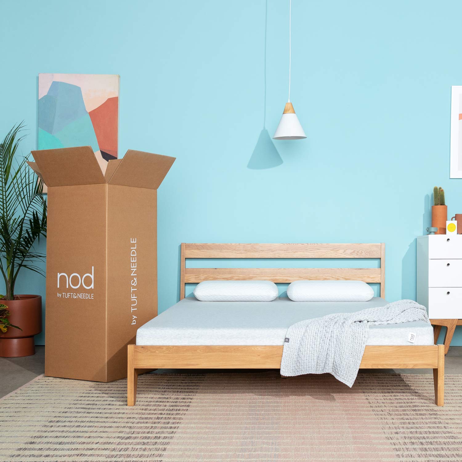 Nod By Tuft & Needle 6-Inch Twin Mattress, Adaptive Foam Bed In A Box, Responsive And Supportive, Certipur-Us, 100-Night Sleep T