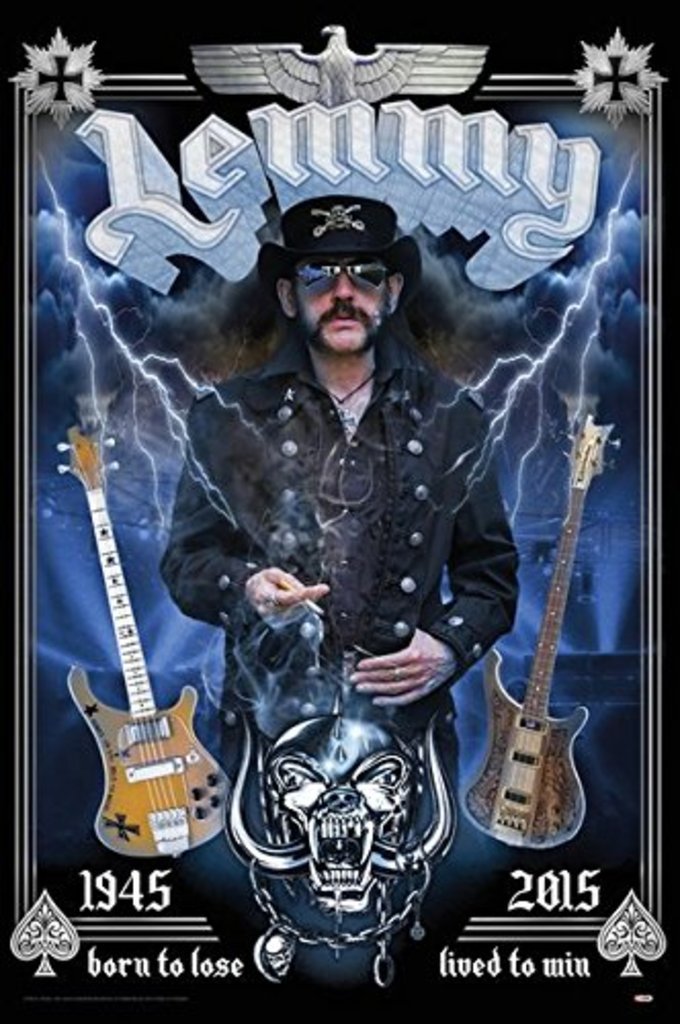 Lemmy Tribute - Born To Lose Poster Art Print (24X36)