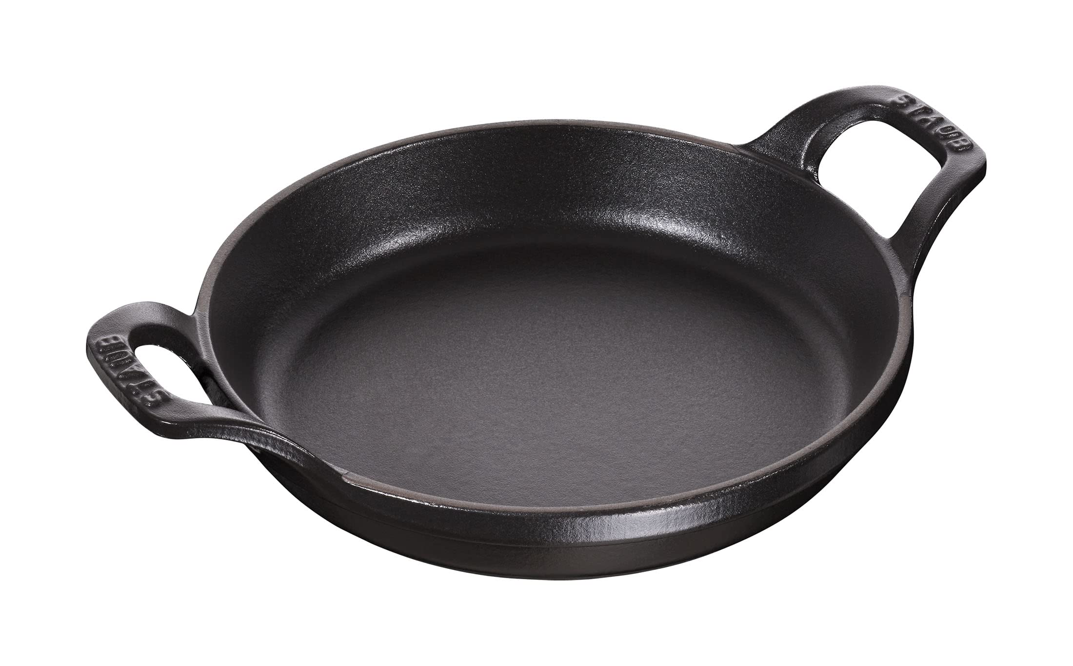 Staub Cast Iron 6-Inch Round Gratin Baking Dish - Matte Black, Made In France