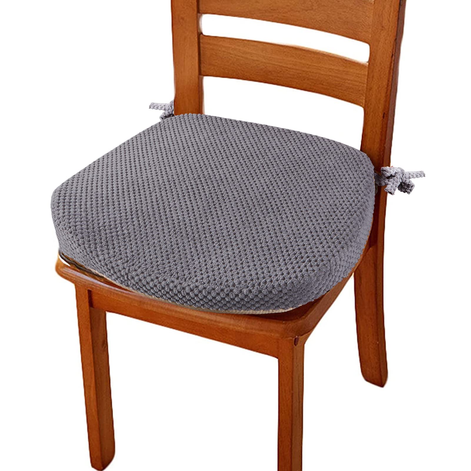 Big Hippo Chair Cushion With Ties For Dining Chair Memory Foam Kitchen Dining Chair Pad Non Slip Dining Room Seat Cushion With M