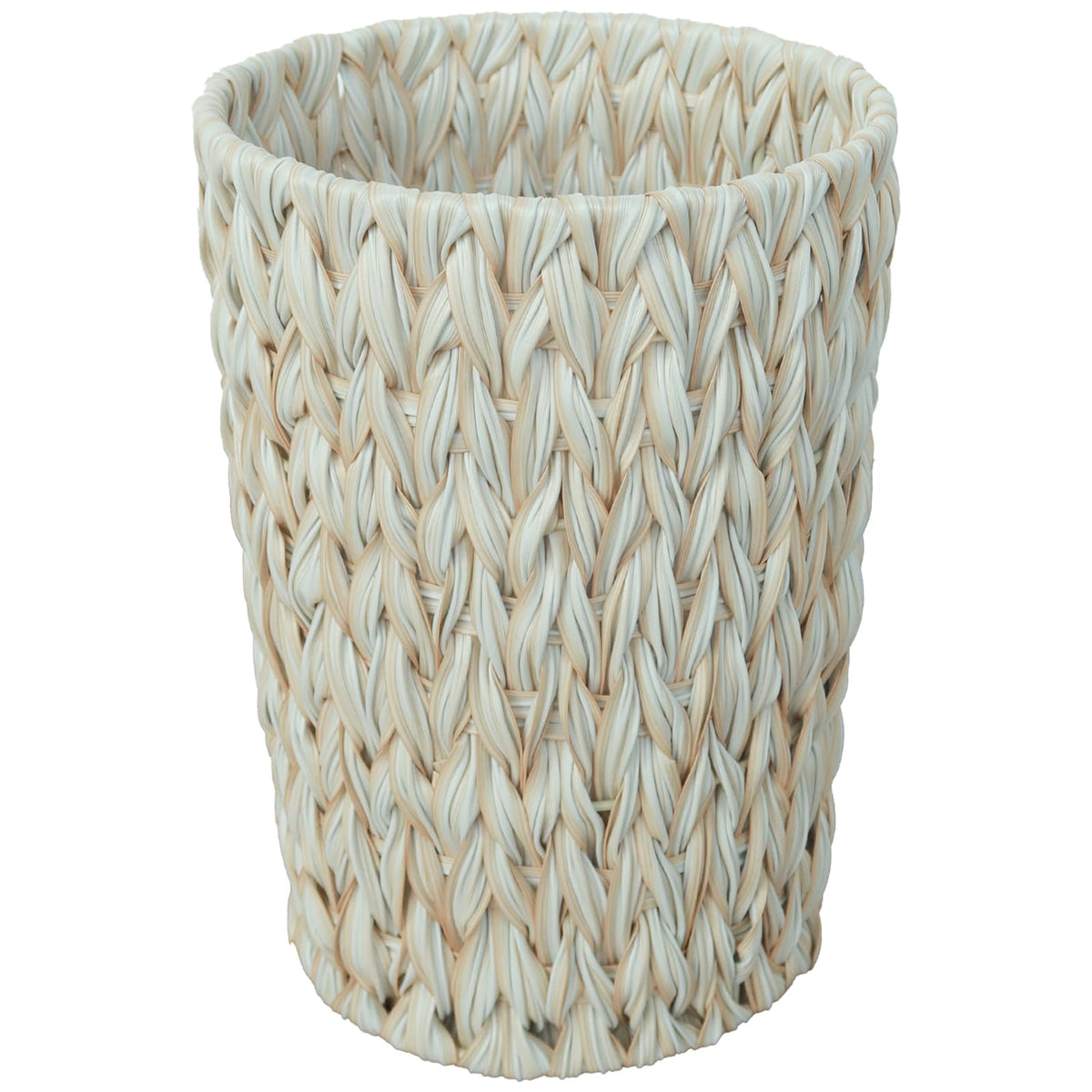 Coeusy Wicker Trash Can,Bathroom Trash Can,Wicker Waste Basket For Bathroom,Decorative Boho Trash Can,Small Waste Basket For Bed