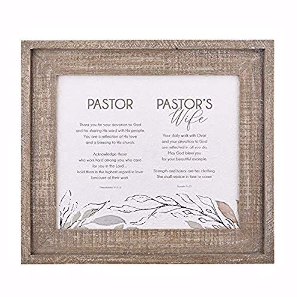 Heartfelt 139399 Pastor &amp; Wife Framed Art - 17 x 15 in.Pack of 2