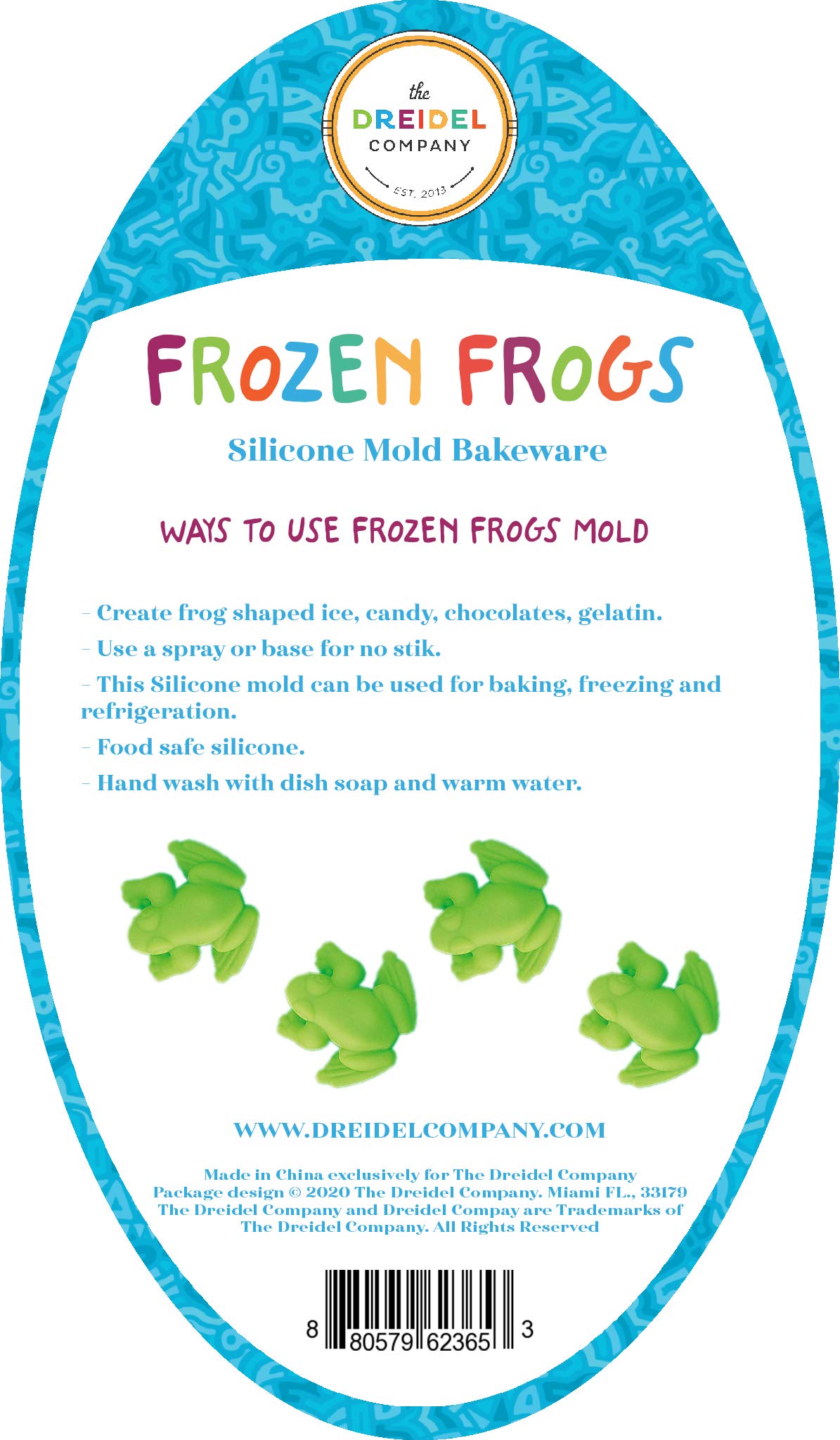 Frozen Frogs Silicone Mold, Candy Chocolate Frog Molds For Birthday, Party, Cake Decoration Passover Bake Ware And Ice Trays (2-