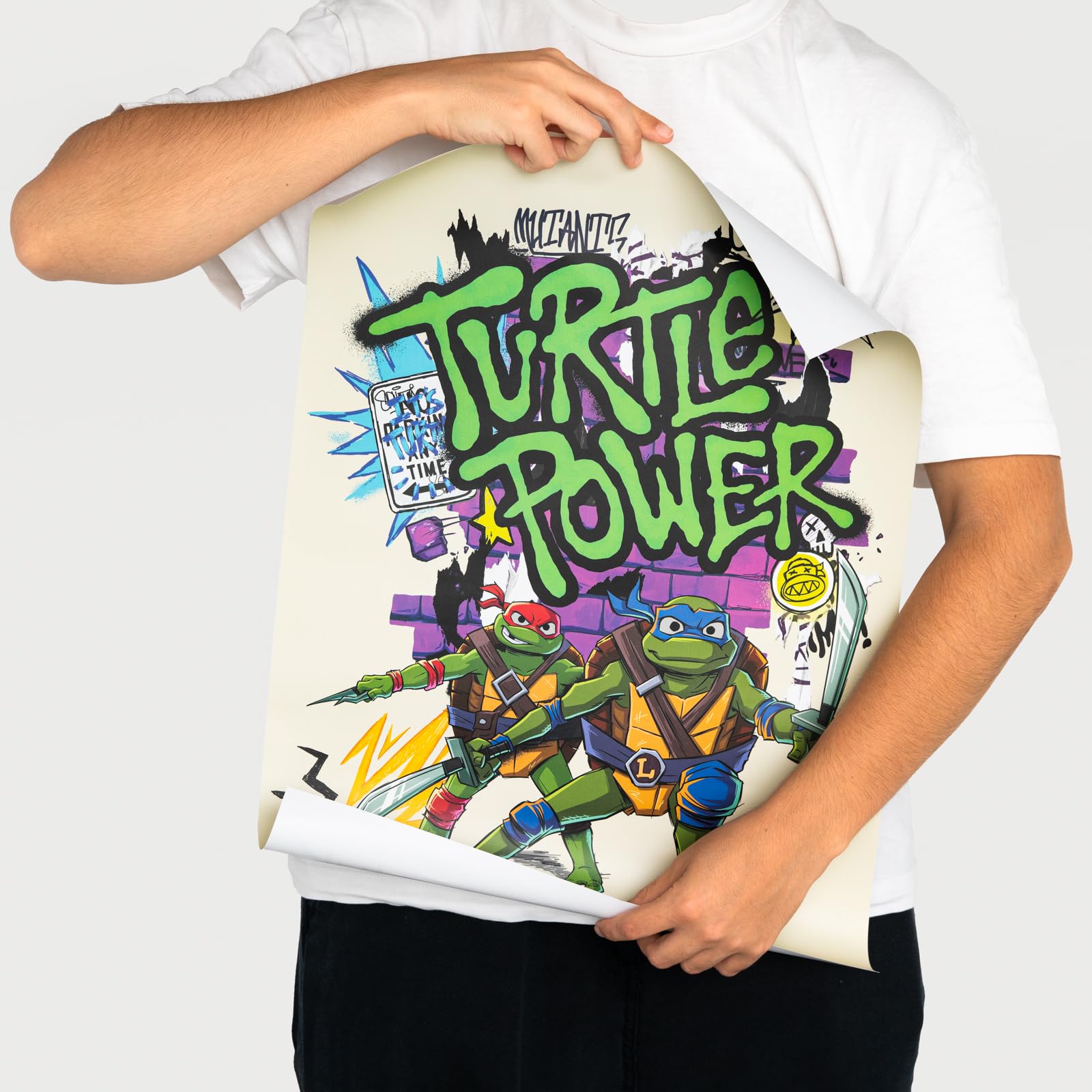 Grupo Erik Poster - Teenage Mutant Ninja Turtles - Set Of 2 Mini Posters 15 X 20.5 Inches / 38 X 52 Cm - Art Poster Shipped Roll