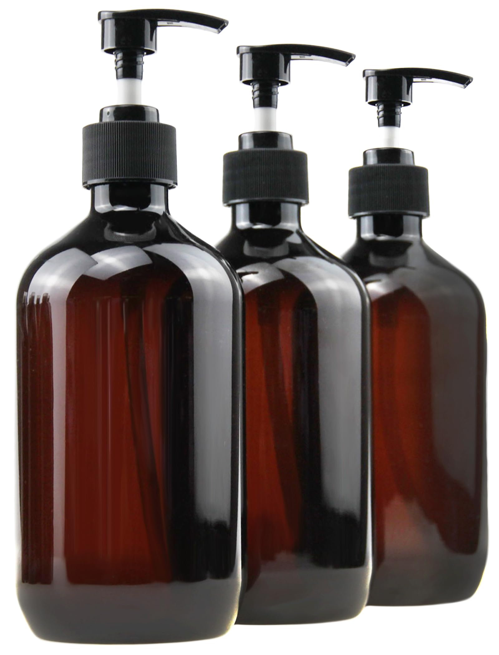 Empty Plastic Bottles With Pump Dispenser And 6Pcs Labels Included, Refillable Travel Containers For Hand Sanitizer Shampoo Loti