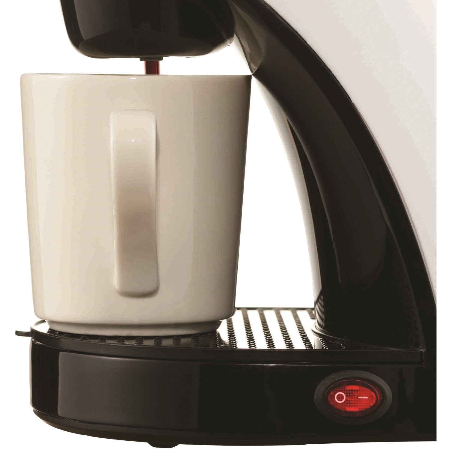 Brentwood TS-112W Coffee Maker with Ceramic Mug  Single Serve  White
