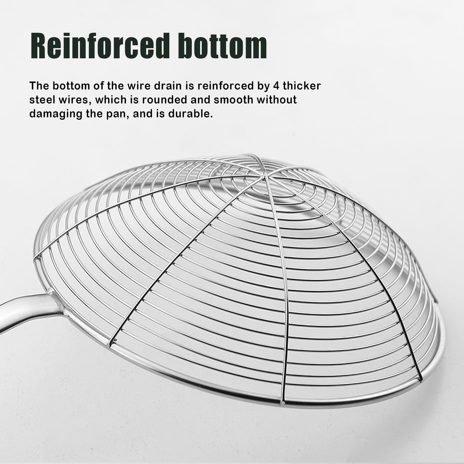 Spider Strainer, Skimmer Spoons, 6.3 Inch Spider Strainer Skimmer Ladle For Cooking And Frying, Cooking Utensils Strainer Spoon