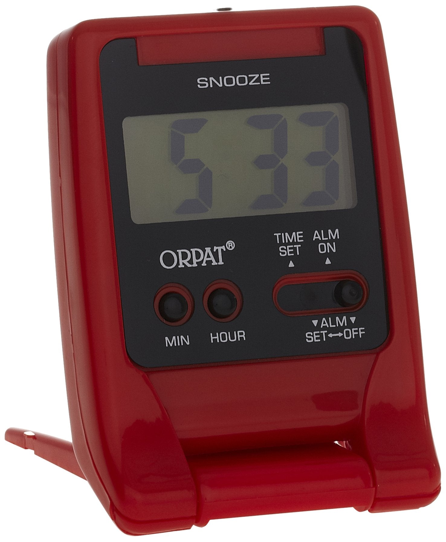 Orpat Beep Alarm Clock (Red, Tbzll-627Dx)