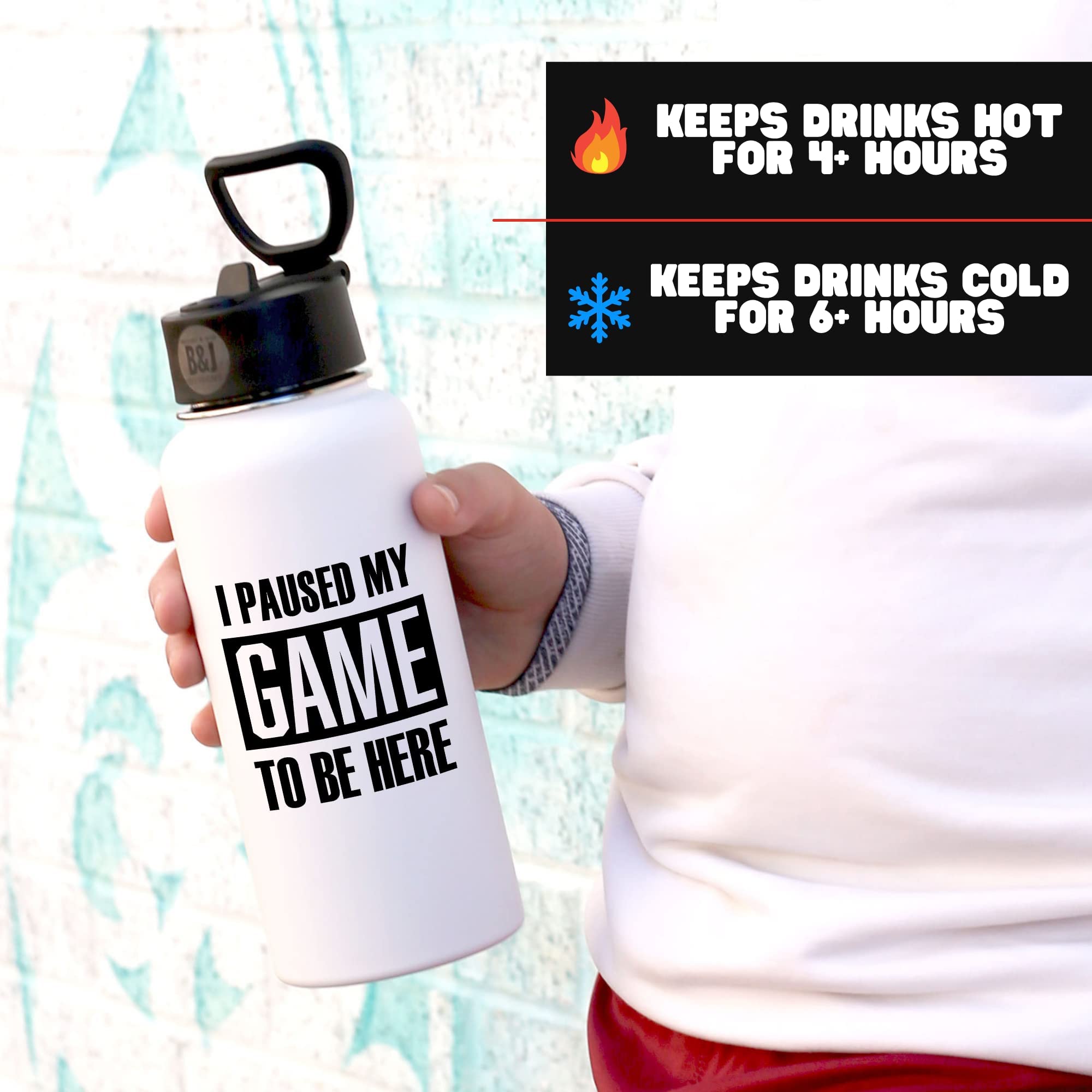 Funny Gifts For Teenage Boys, Girls - Cool Funny Bruh Water Bottle Tumbler - For Teenager, Tween, Boyfriend, College Guys, Prete