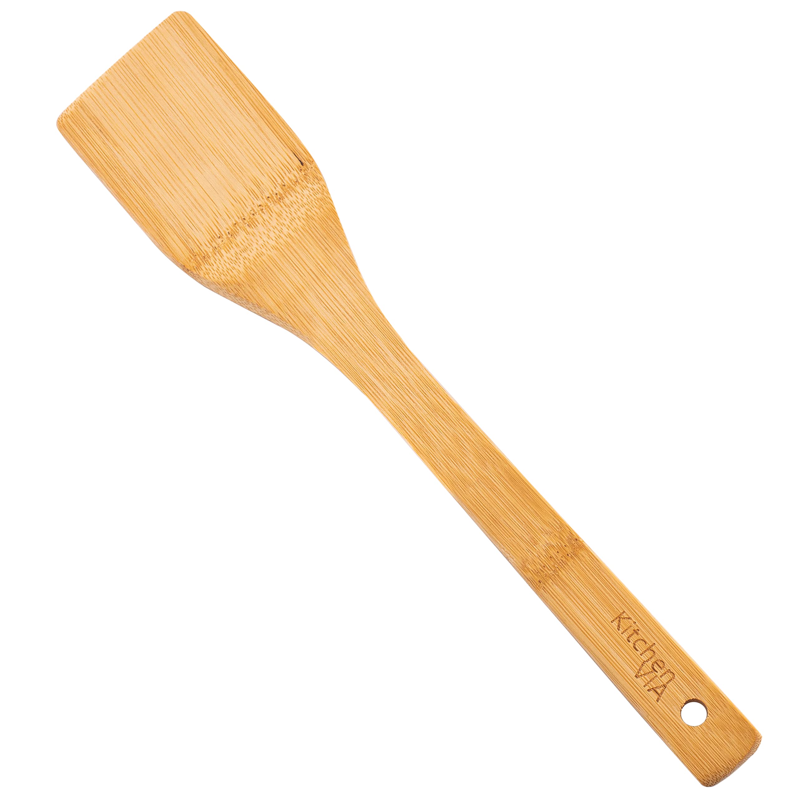 Kitchenvia Carbonized Bamboo Spatula Set - 3 Piece Bundle Of Sustainable, Natural, And Stylish Cooking And Serving Utensils
