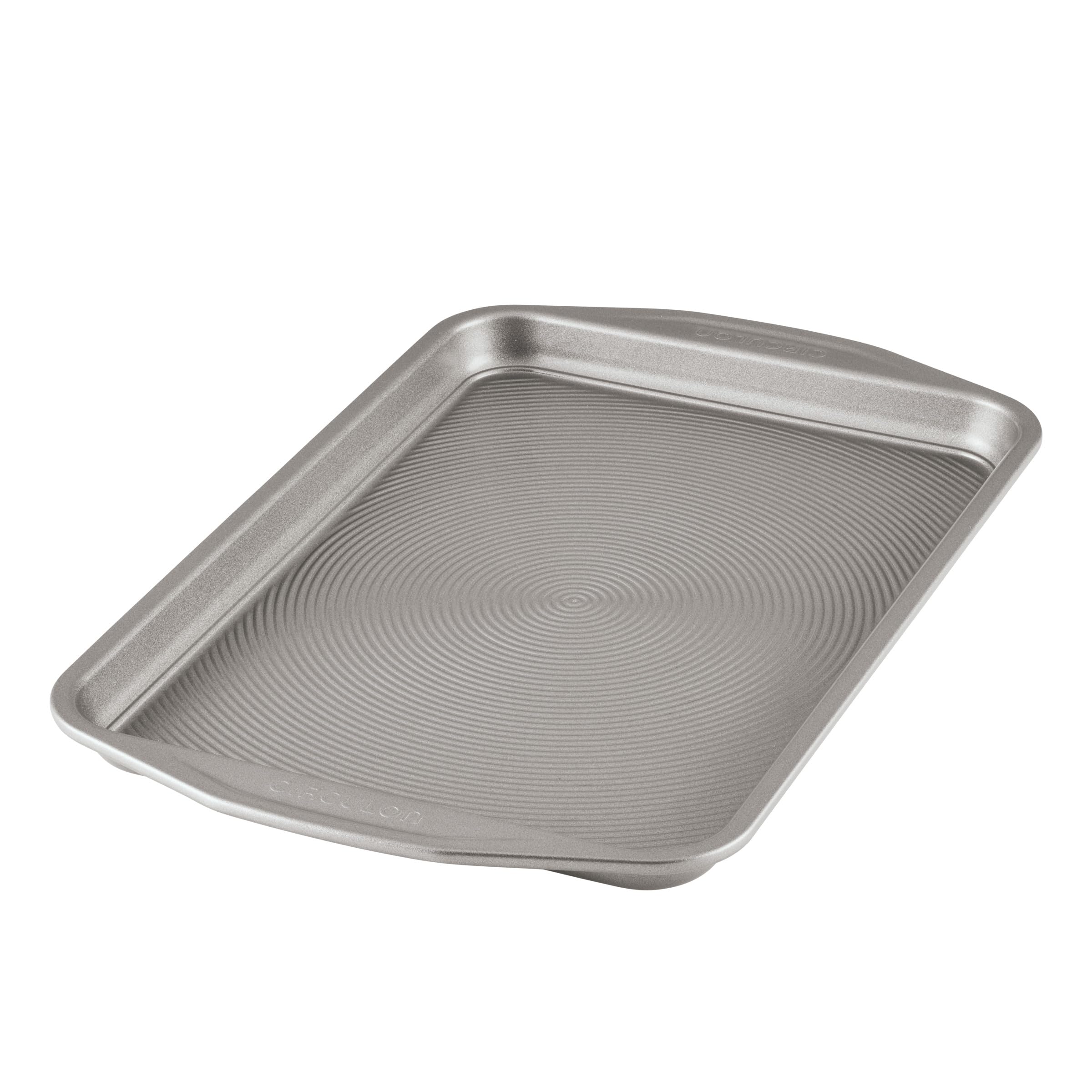 Circulon Total Bakeware Nonstick Cookie Baking Sheet, 10 X 15, Dark Gray