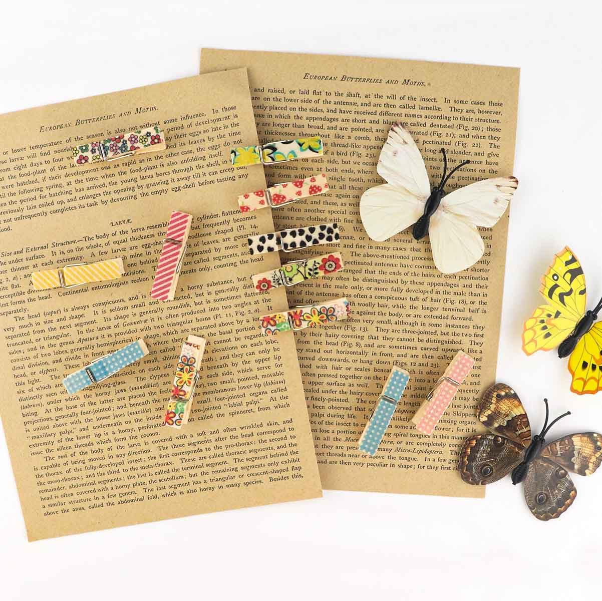 80 Pieces Colorful Painted Wood Clothespins For Craft Mini Photo Clips Wooden Clothespin Small Clothes Pins For Photos Pictures