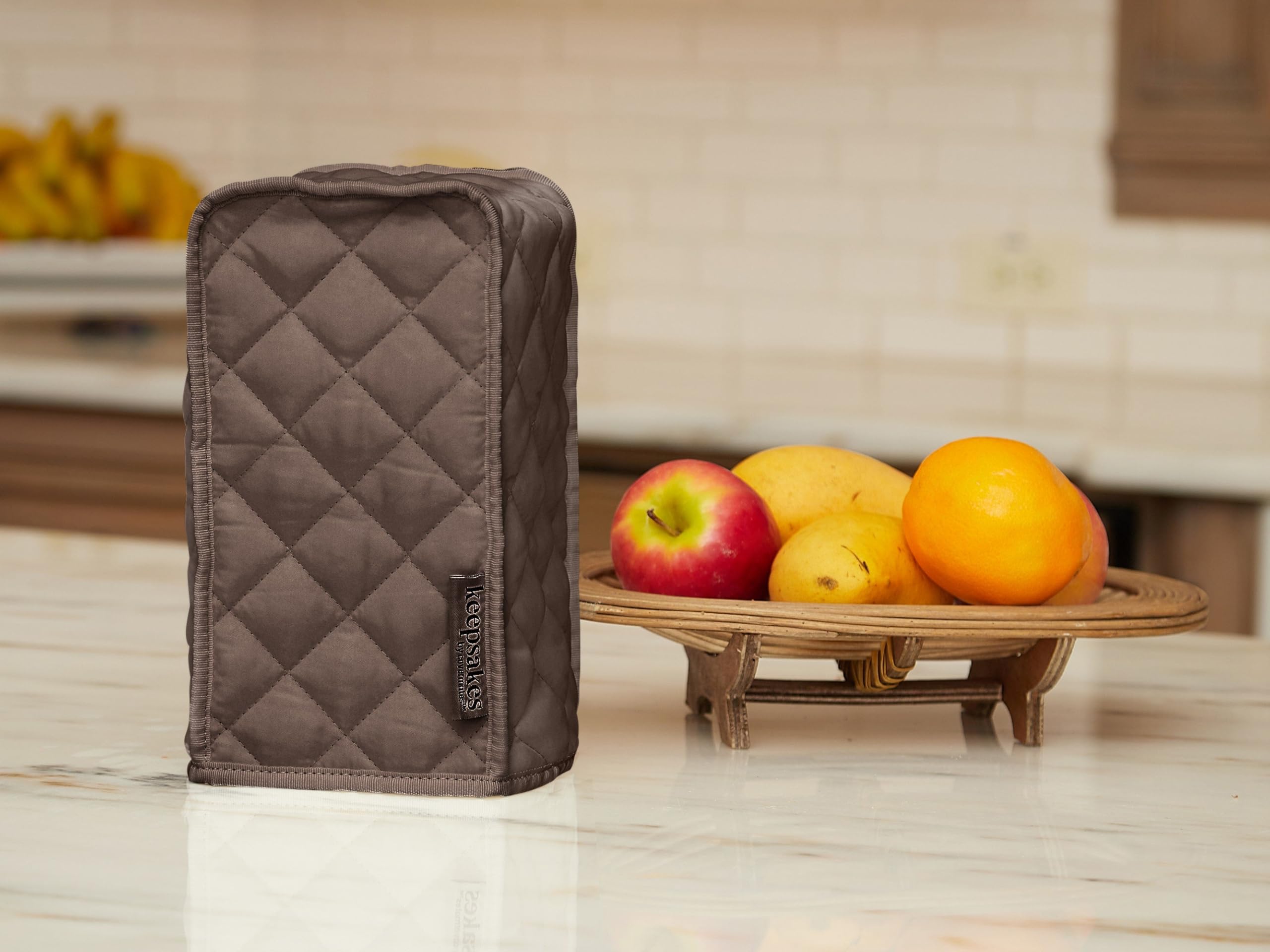 Covermates Keepsakes - Can Opener Cover - Dust Protection - Stain Resistant - Washable - Appliance Cover, Bronze