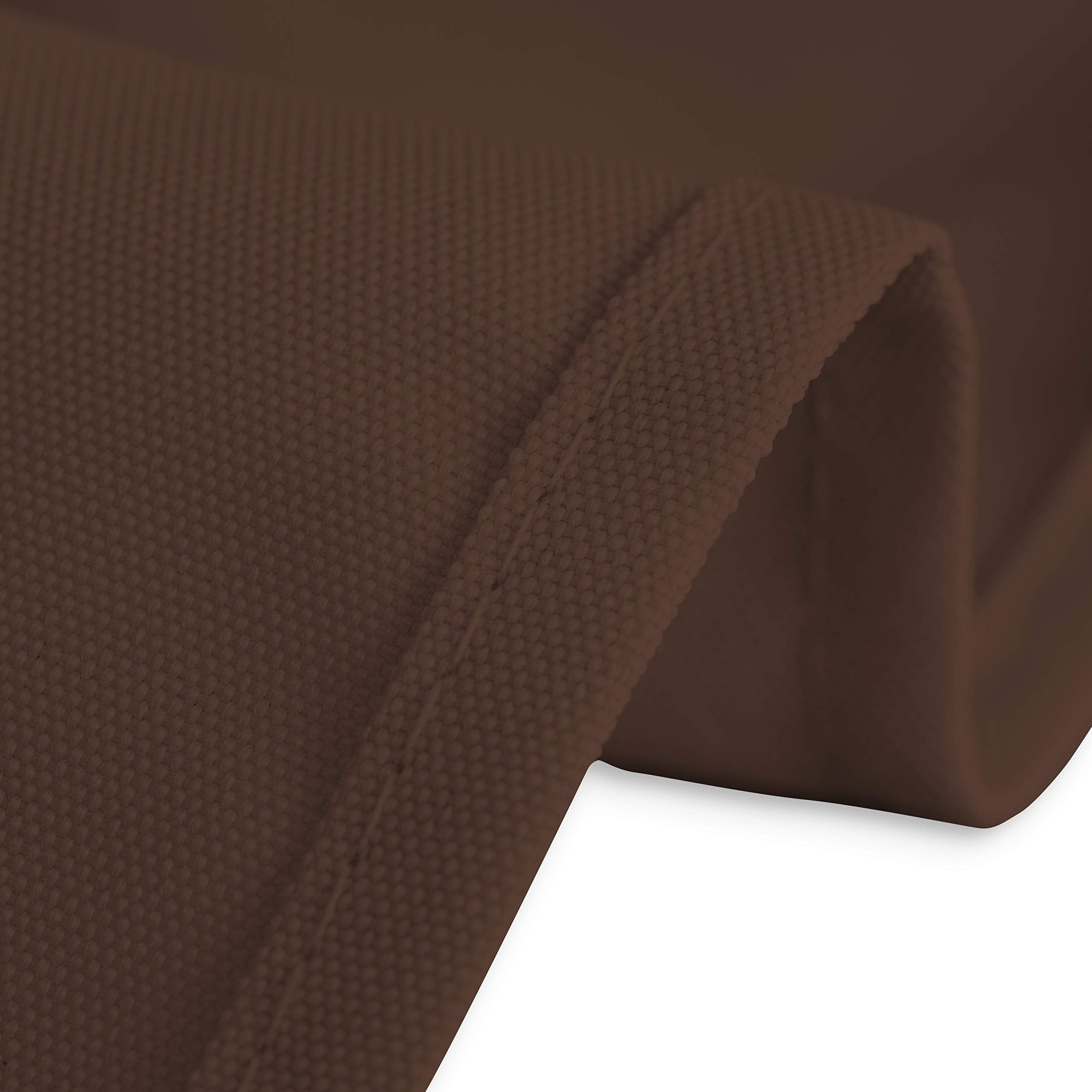 Linentablecloth 54-Inch Square Polyester Tablecloth Chocolate