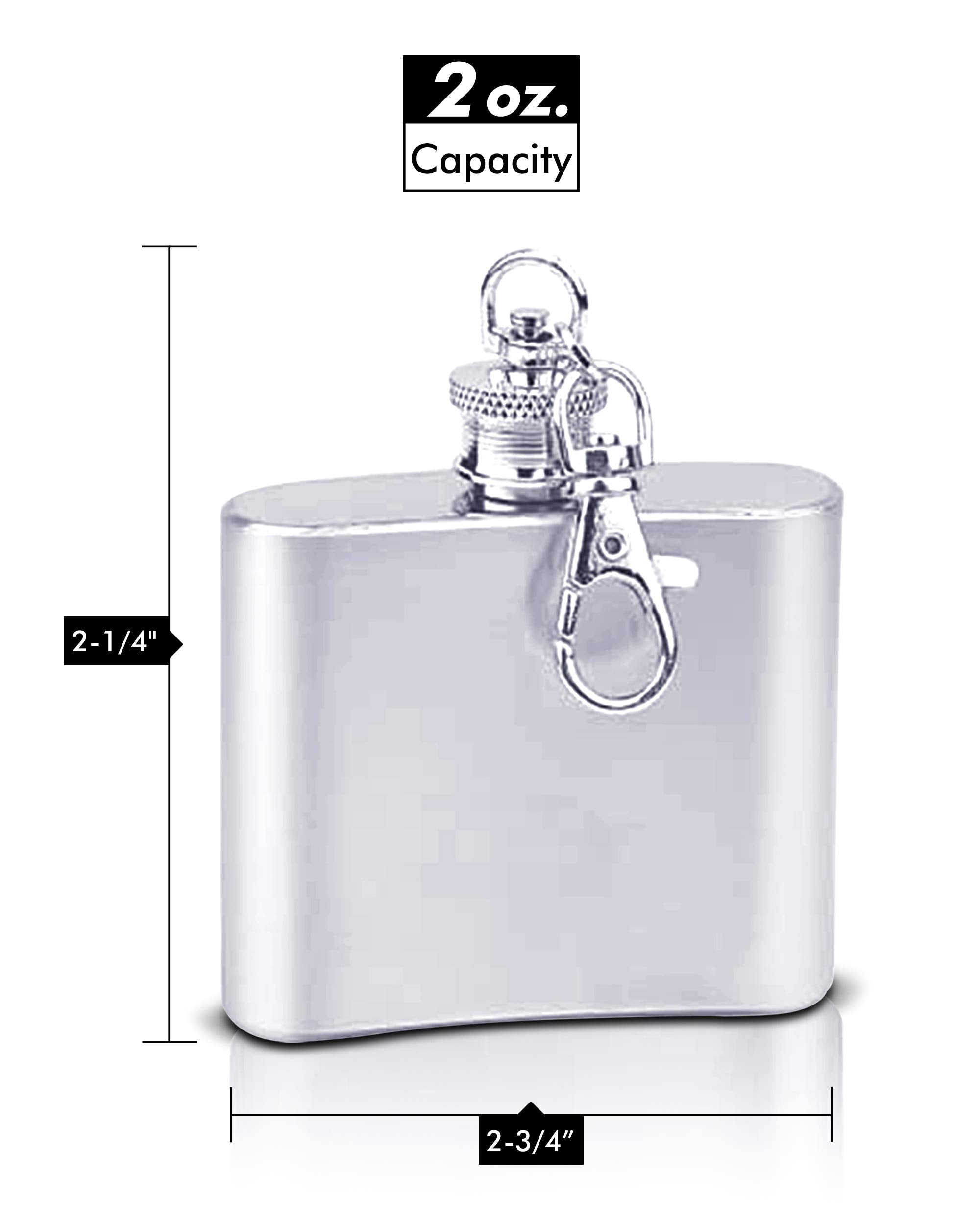 1 X 2Oz Key Chain Flask