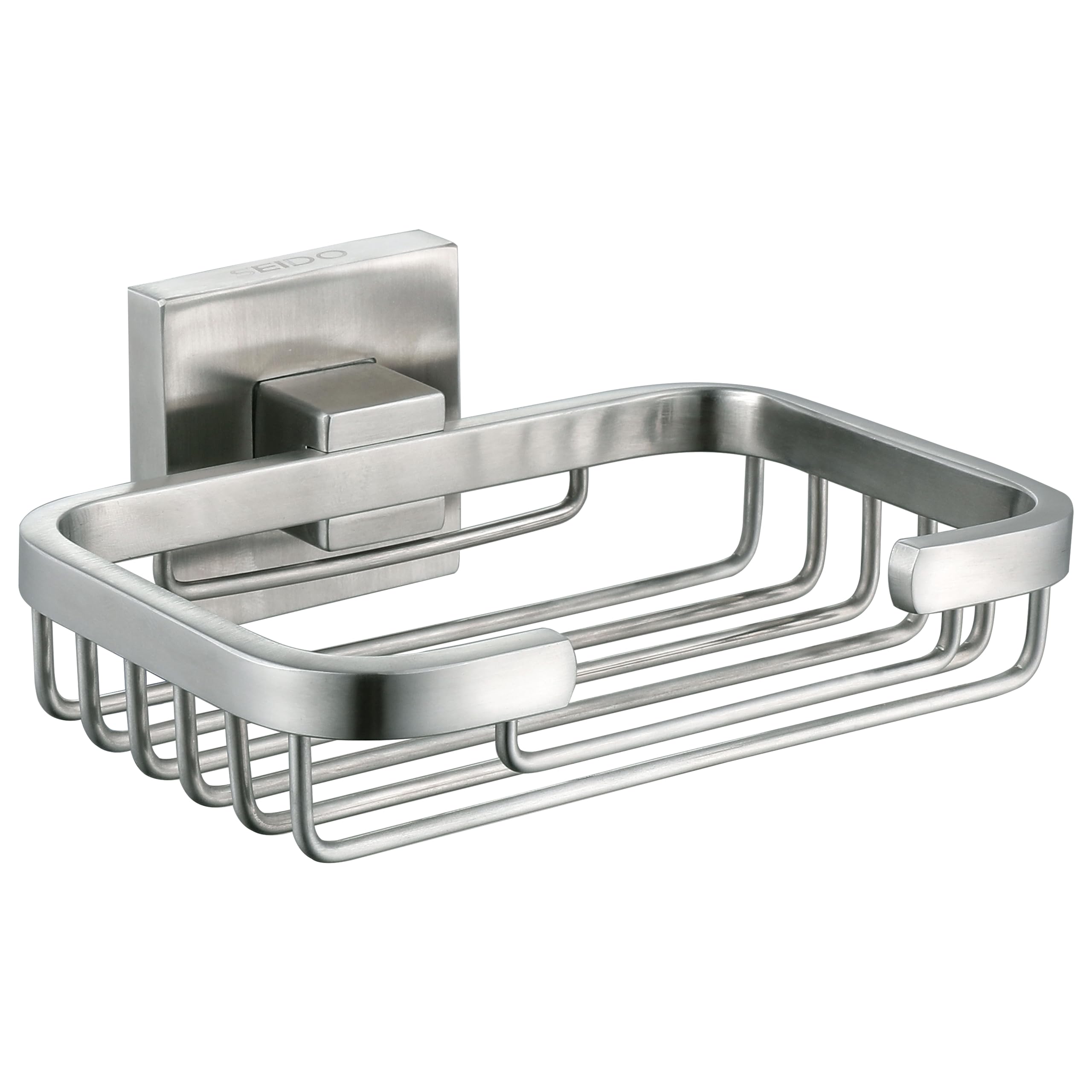Seido Soap Dish For Shower Wall, 304 Stainless Steel Soap Dish, Wall Mounted Soap Dish Bathroom & Kitchen Dish Soap Tray Shower