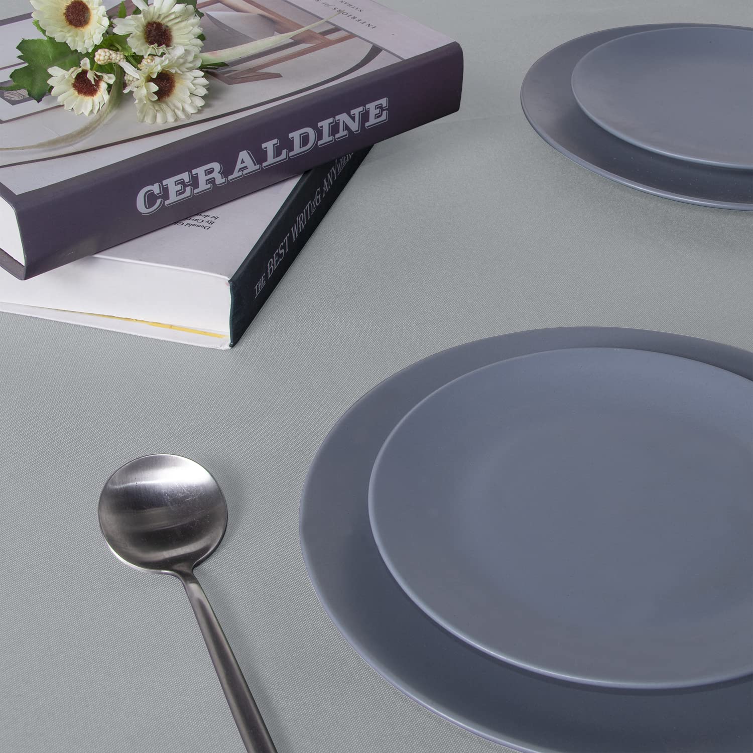 Sancua Square Tablecloth - 60 X 60 Inch - Stain And Wrinkle Resistant Washable Polyester Table Cloth, Decorative Fabric Table Co