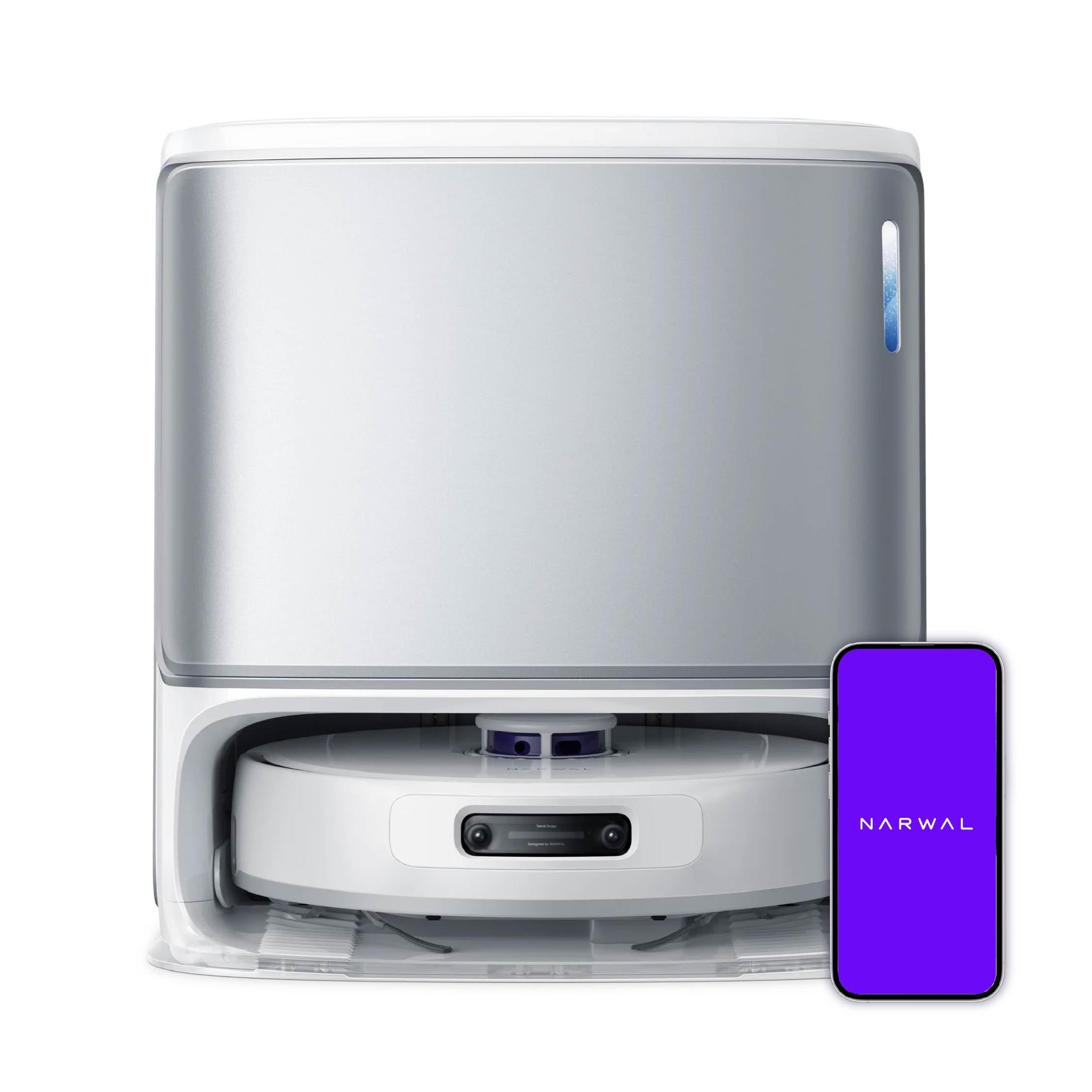 Narwal Freo Z Ultra Robot Vacuum & Mop, 12000Pa Suction, Dual Rgb Cameras, Ai Avoidance, Adaptive Hot-Water Self Wash, Self-Empt