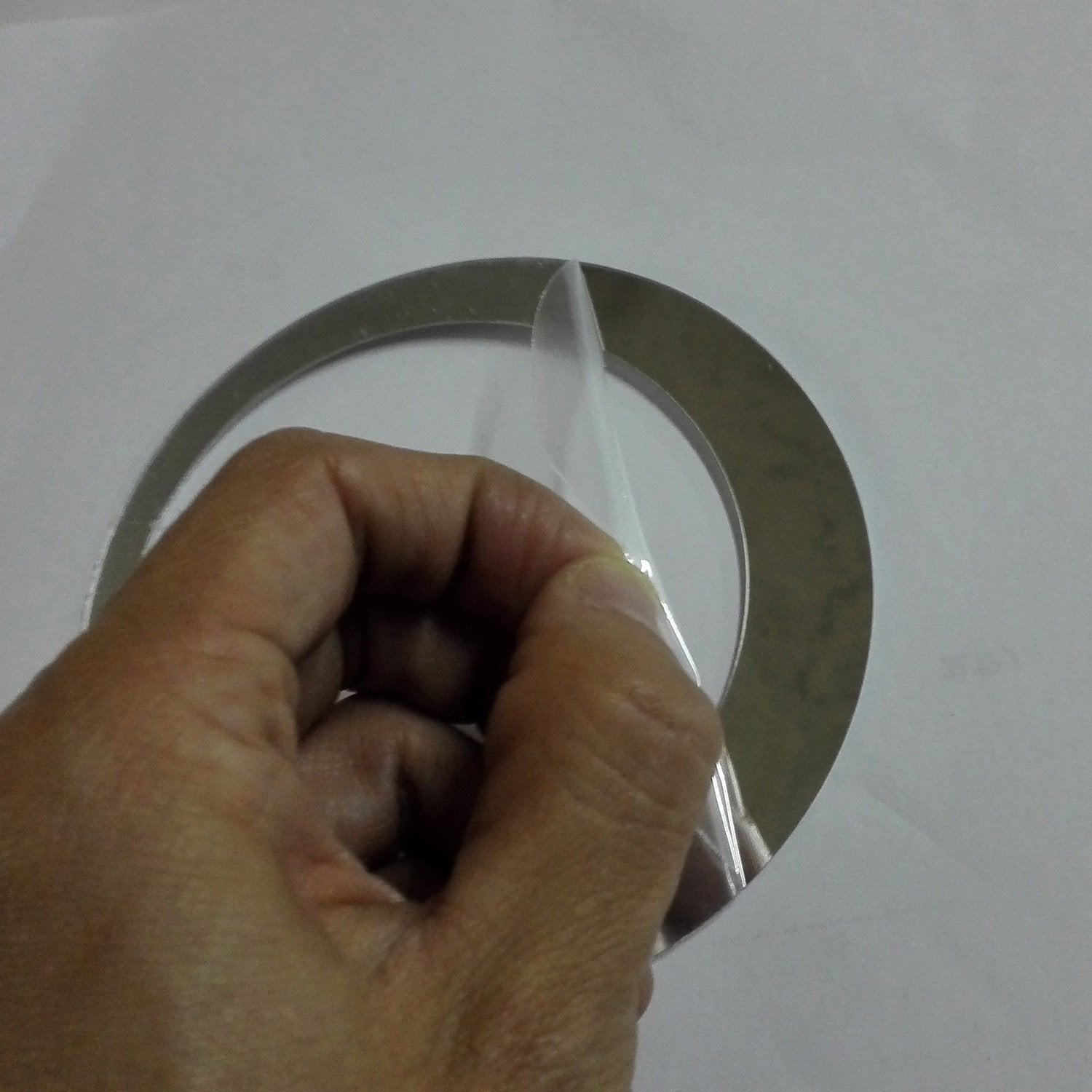 Aooyaoo Circle Mirror Diy Wall Sticker Wall Decoration 24Pcs Grey