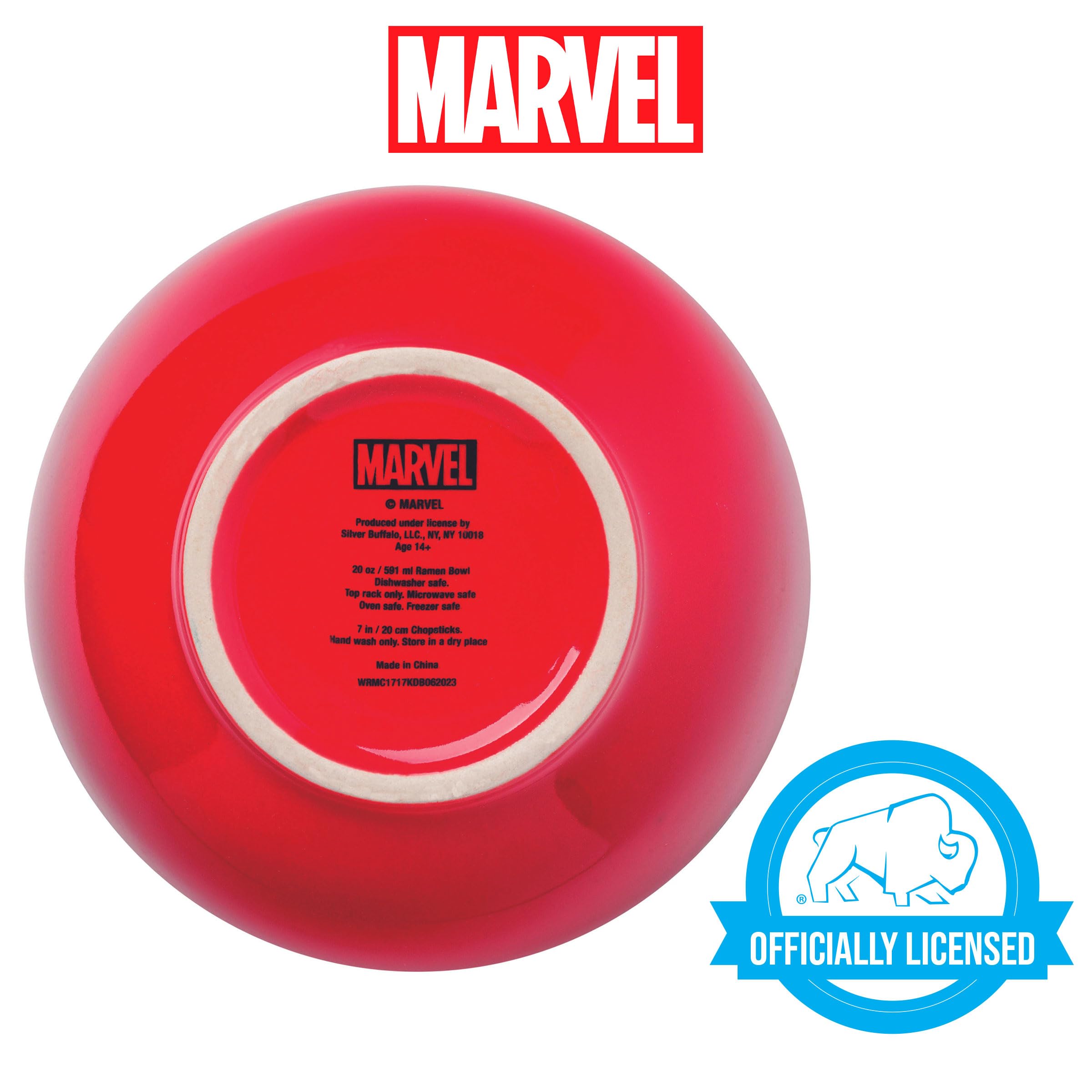 Silver Buffalo Marvel Comics Avengers Retro Featuring Iron Man, Thor, Captain America, Black Widow, Hulk, And Spider-Man Ceramic