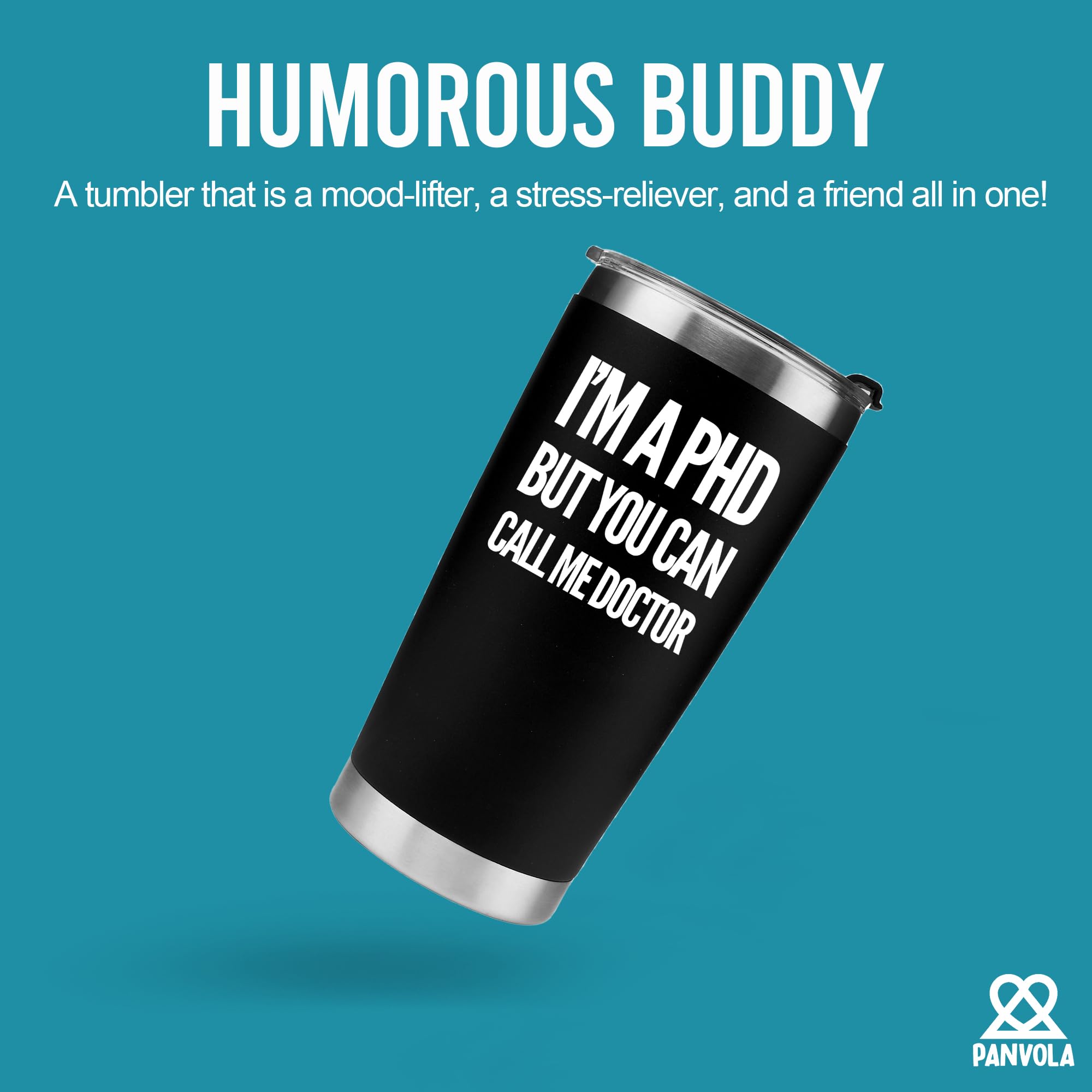 I'M A Phd But You Can Call Me Doctor Vacuum Insulated Stainless Steel Tumbler 20Oz Dr Medical Doctorate Student Graduation Retir