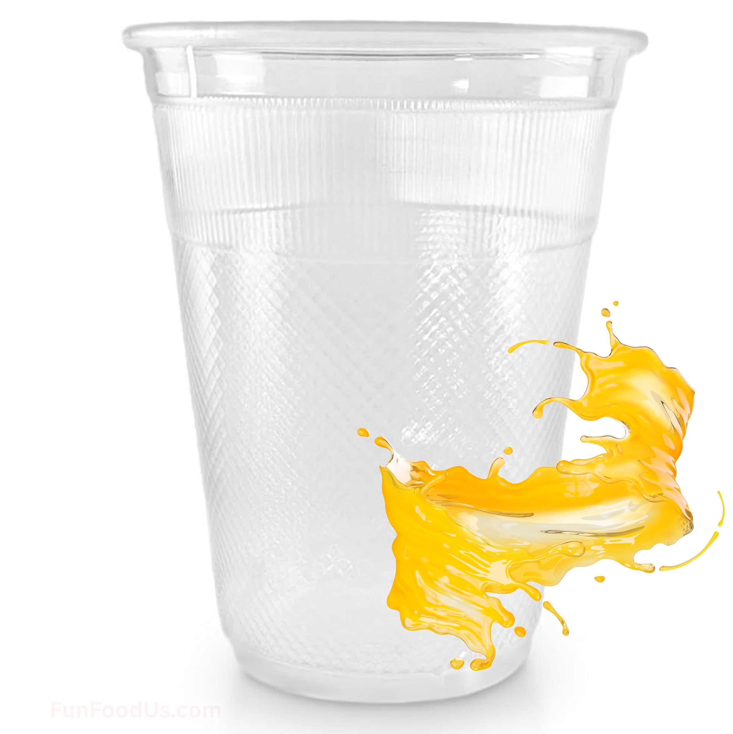 Crystalware IW9PPC1000 PP Individually Wrapped Disposable Plastic Cups  9 oz. (Pack of 1000)
