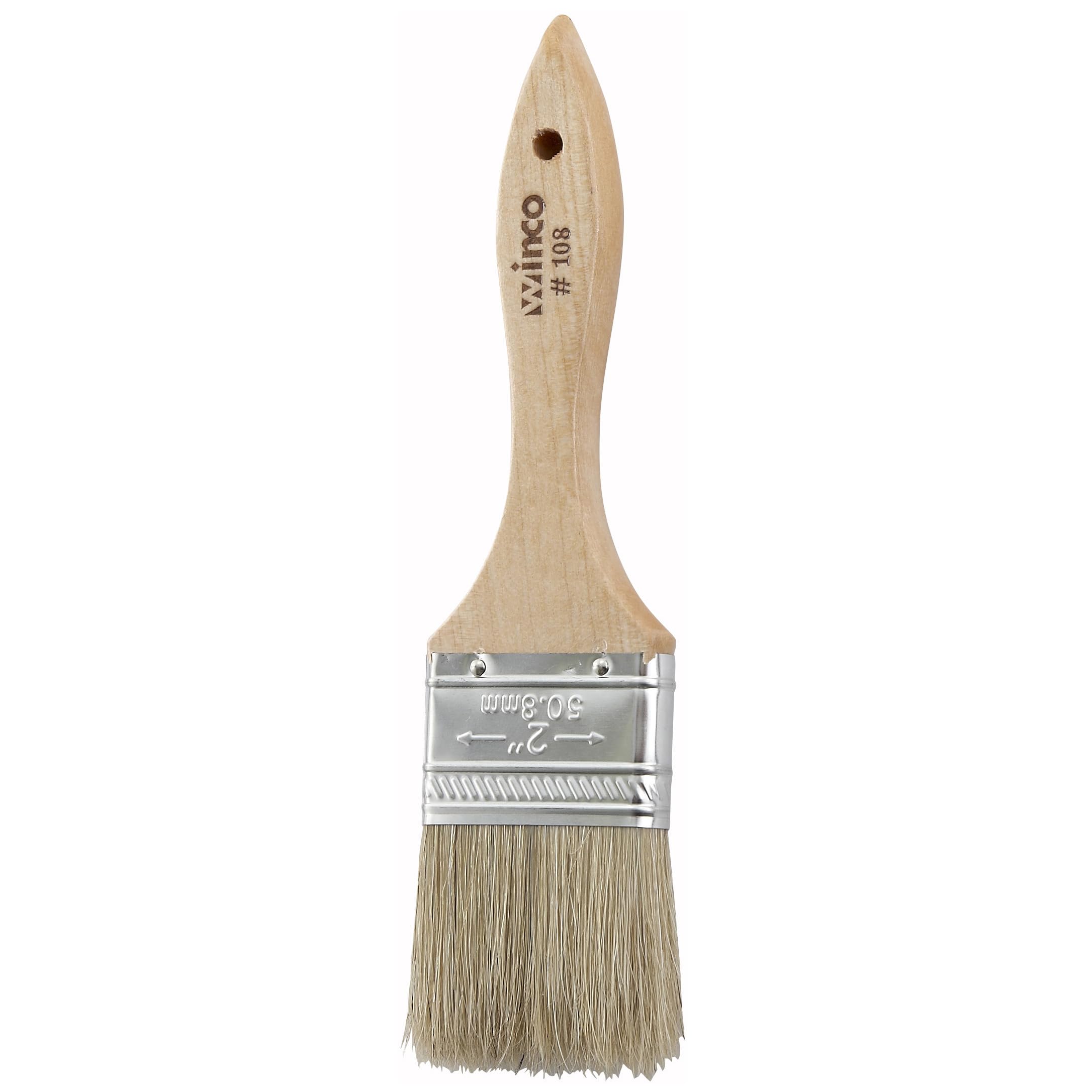 Winco Heavy-Duty Boar Bristle Pastry Brush, 2