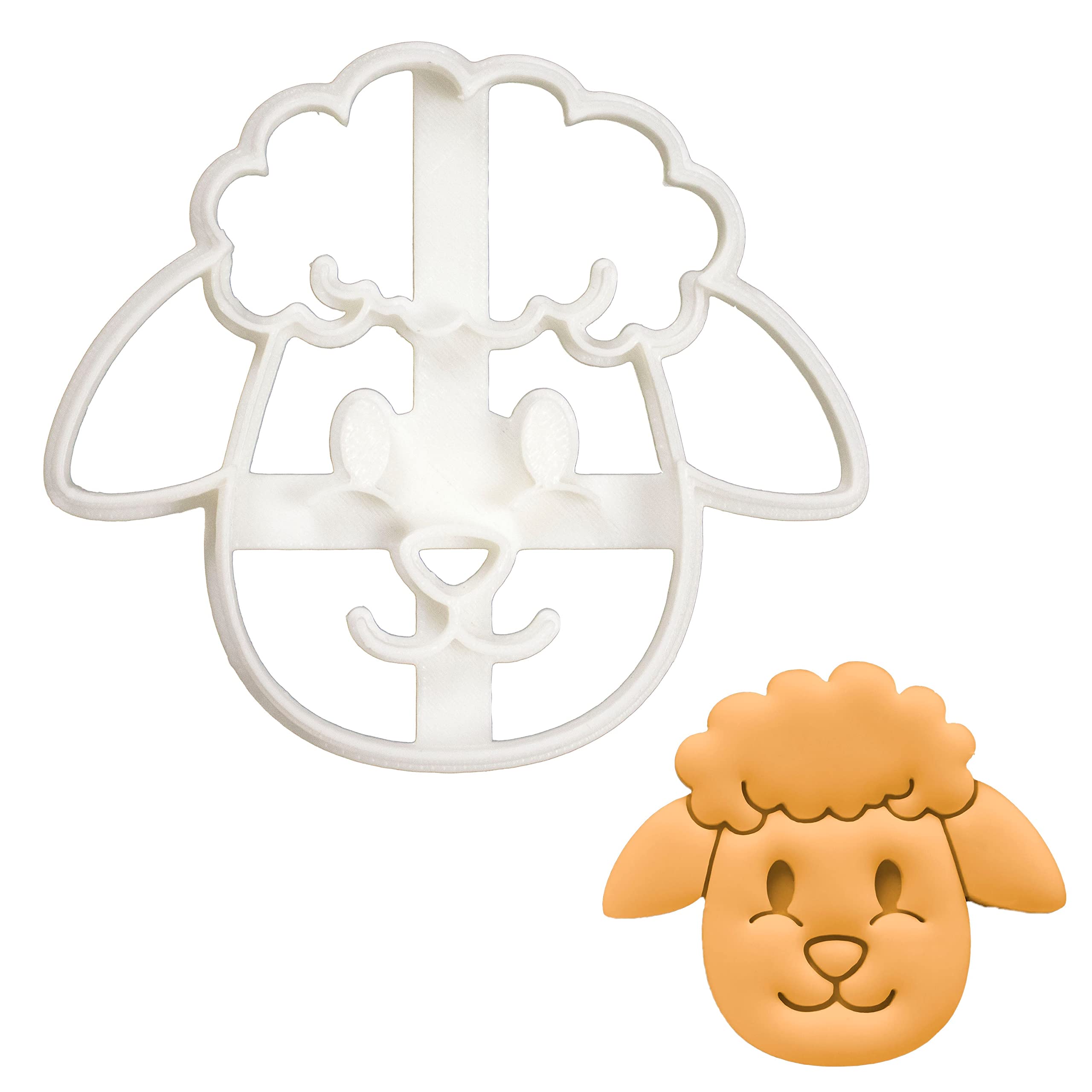 Sheep Face cookie cutter, 1 piece - Bakerlogy