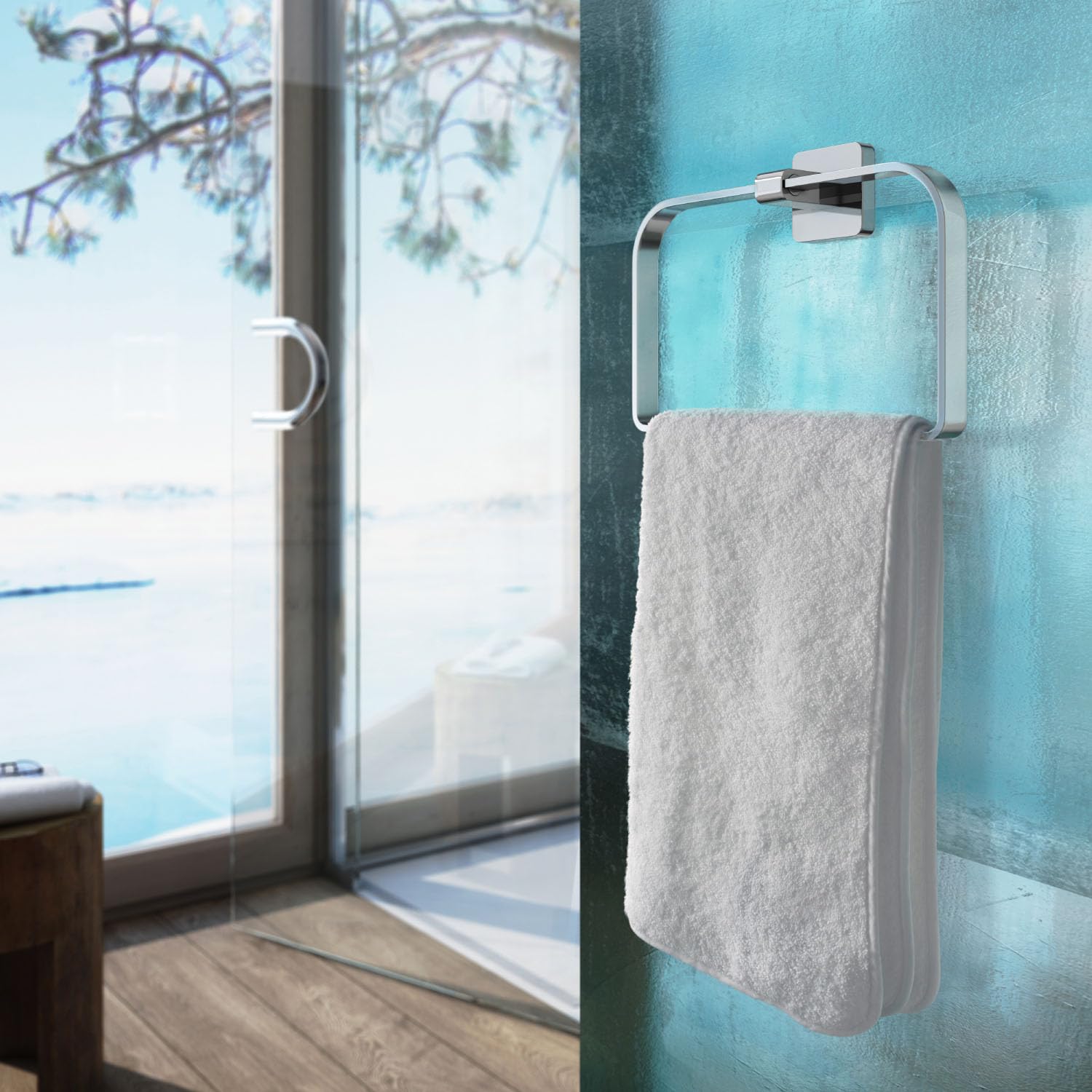 Smedbo Ok344 Towel Ring, Polished Chrome