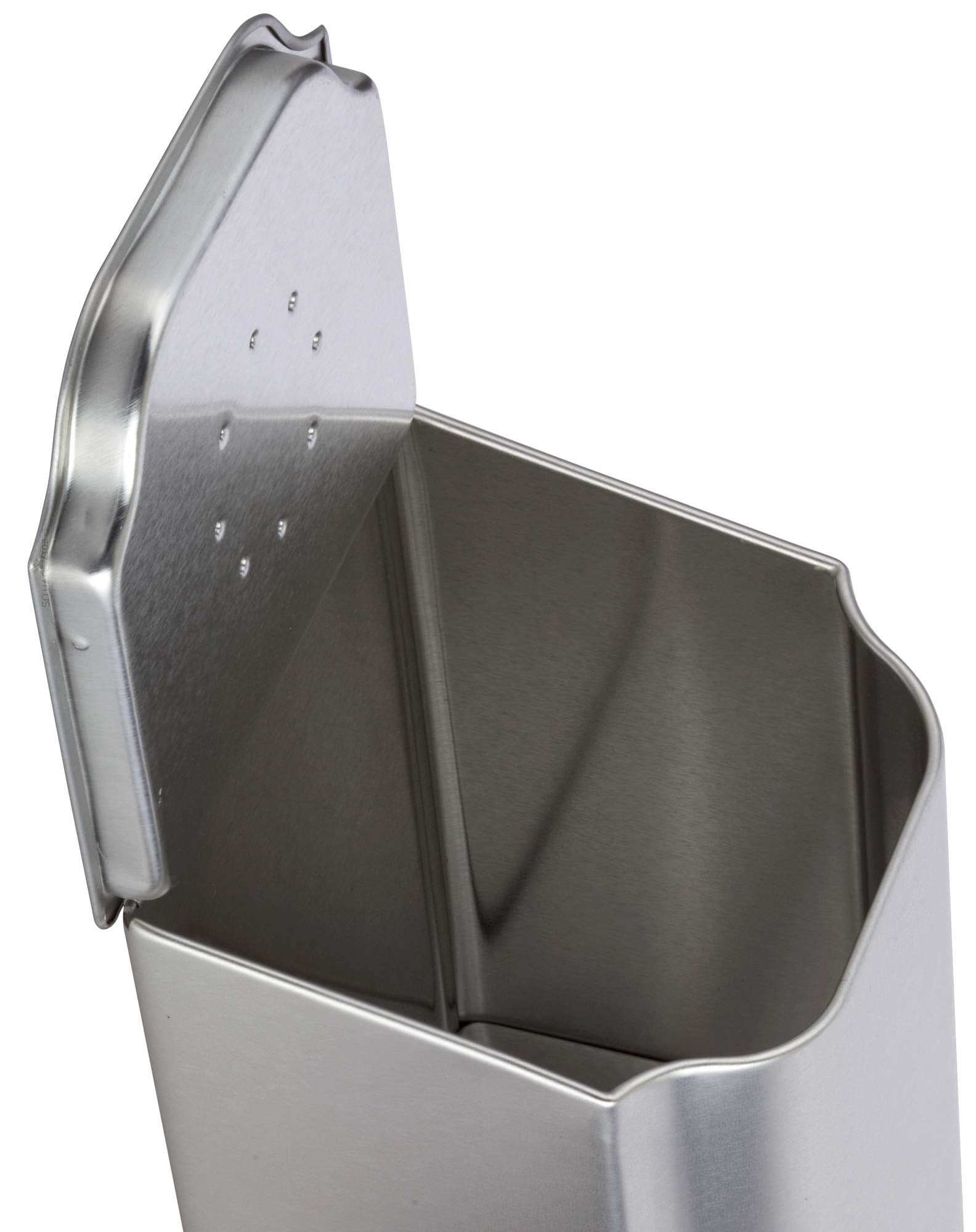 Juvitus Silver Hinged Flip Top Metal Tea Tin And Stainless Steel Metal Scoop Spoon, Coffee And Tea Container, Spices, Tea - Hold