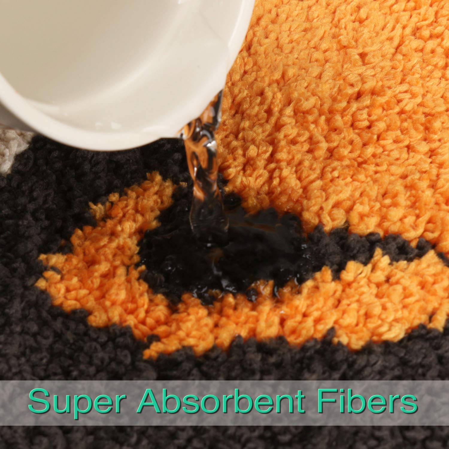 Hi Space Cat Bathroom Rugs Mat 31.5X19.7In Bath Mat For Bathroom Non Slip Machine Washable Soft Absorbent Cute Bath Rug Plush Ba