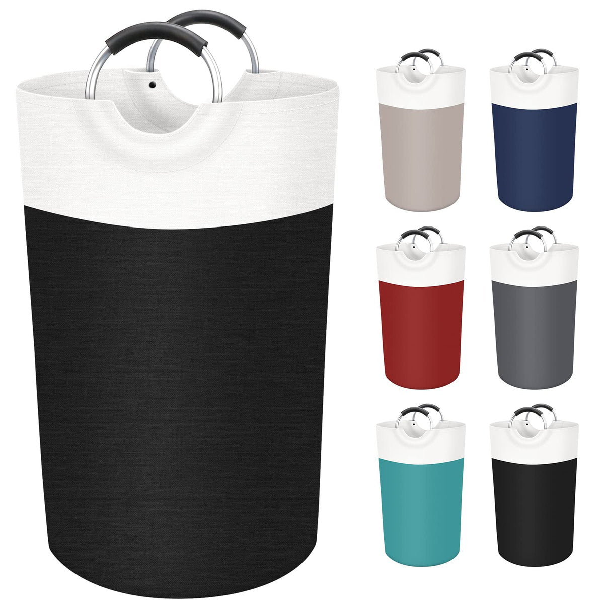 Blisstotes Laundry Basket, Laundry Hamper, Collapsible Laundry Baskets, Dirty Clothes Hamper, Waterproof With Foam Protected Alu