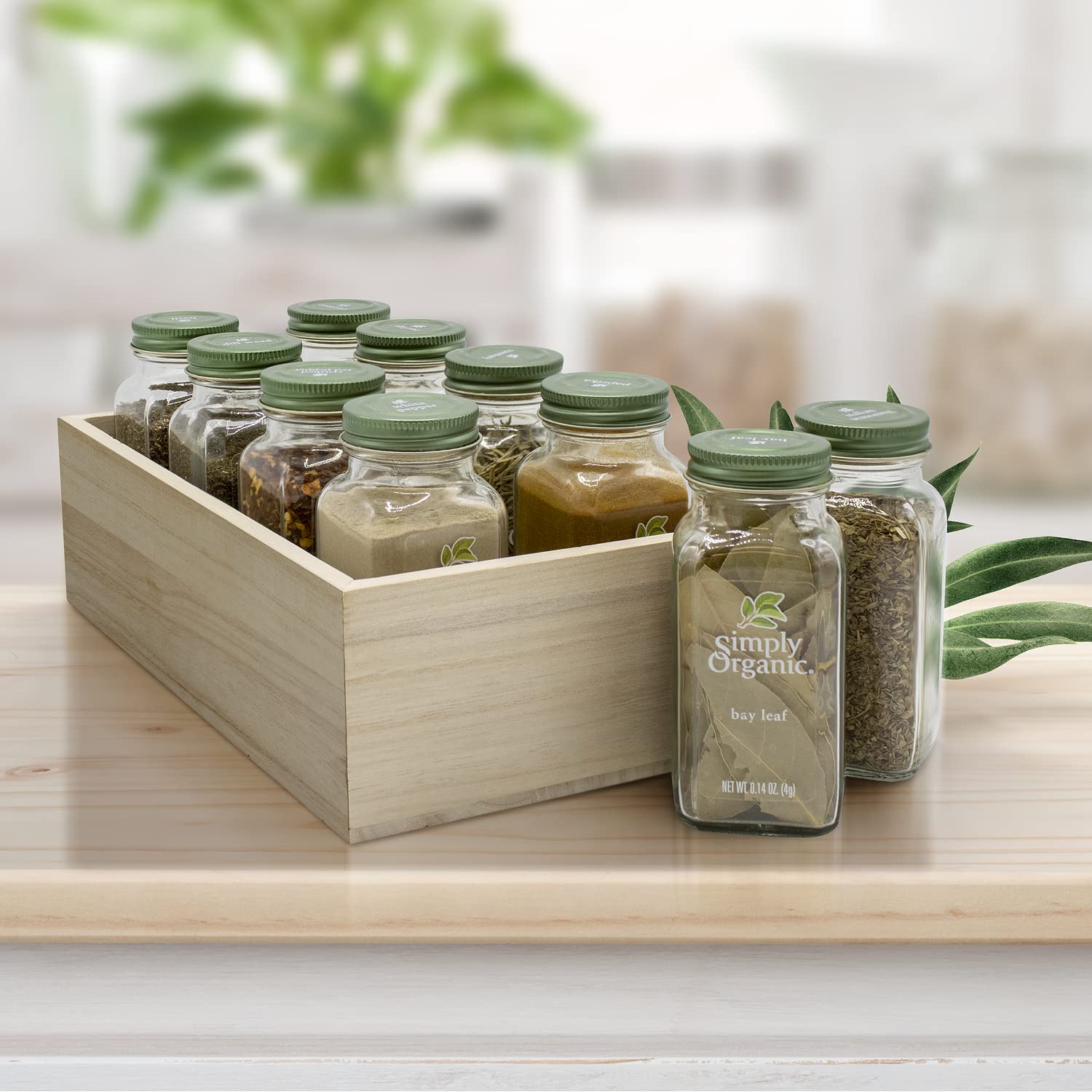 Sorbus Unfinished Wood Crates - Organizer Bins, Wooden Box for Pantry Organizer Storage, Closet, Arts & Crafts, Cabinet Organize