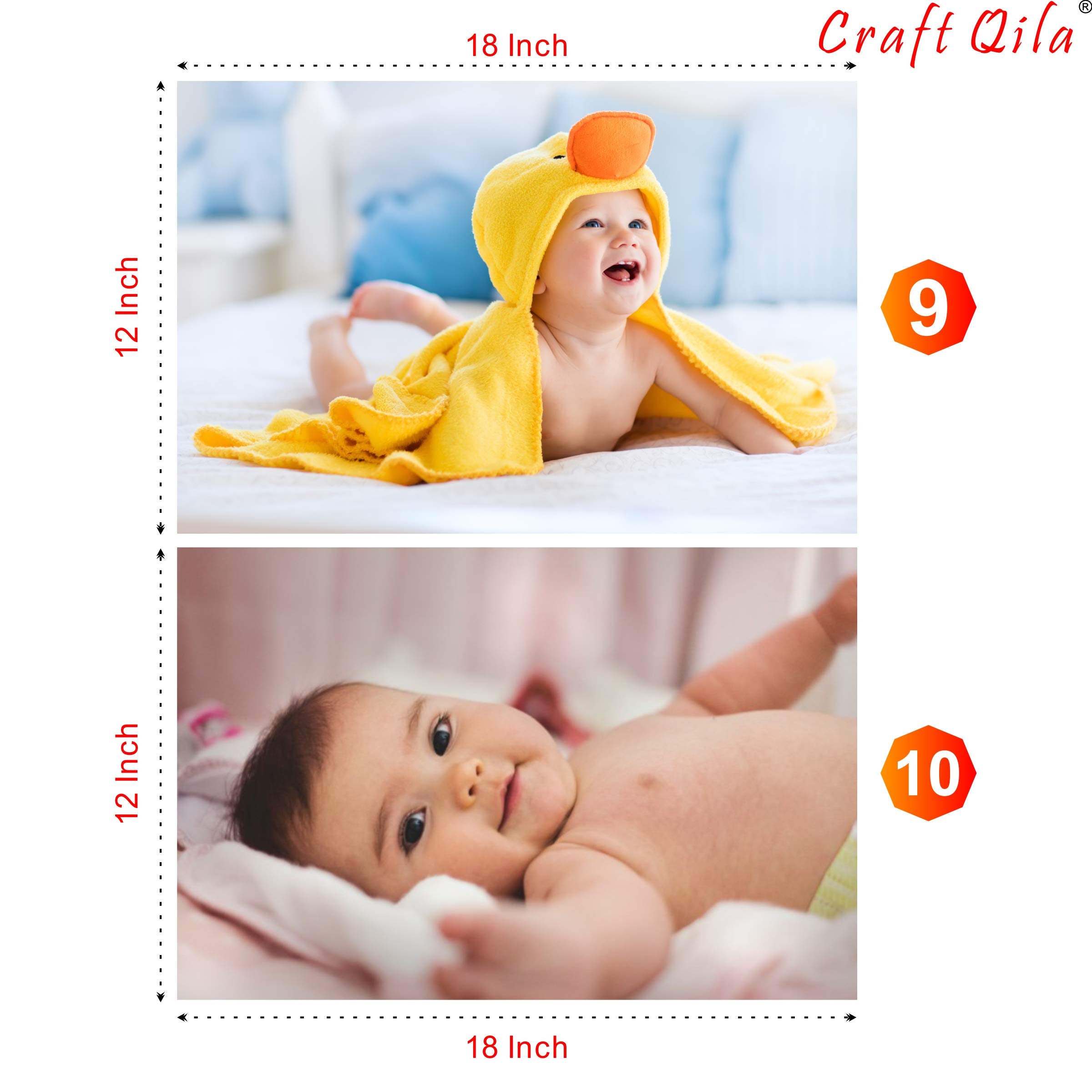 Giant Innovative Cute Smiling Baby Poster for Pregnant Women Room Decor 10P (Size : 12 x 18 Inch) Pack of 10