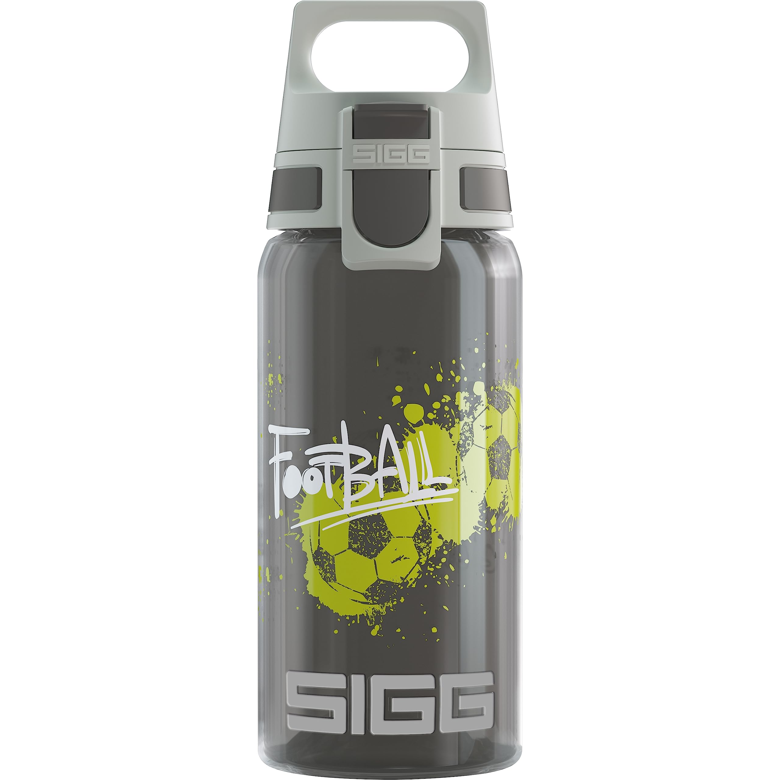 Sigg - Kids Water Bottle - Viva One Football Tag - Suitable For Carbonated Beverages - Leakproof - Dishwasher Safe - Bpa Free -
