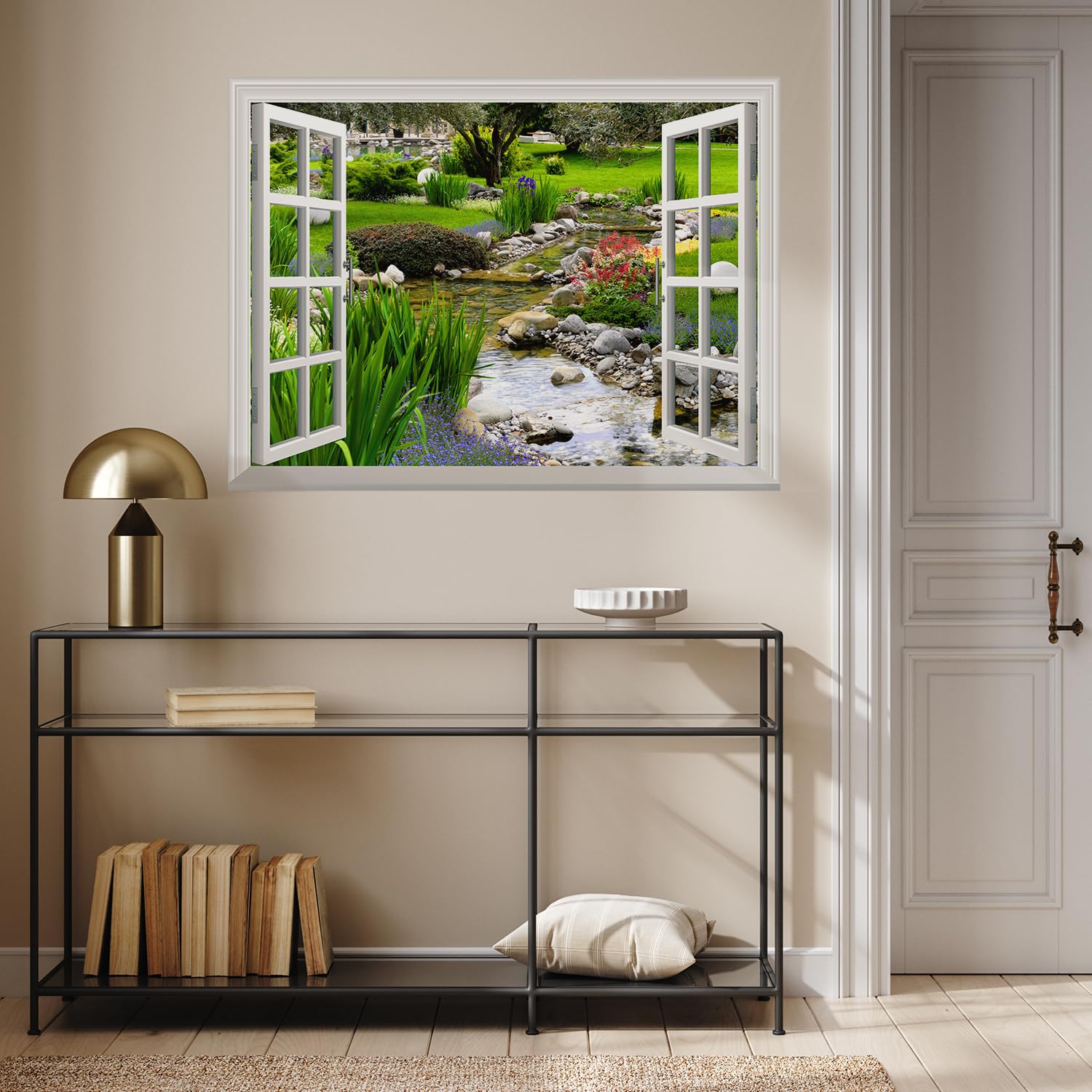 wall26 Removable Wall Sticker/Wall Mural (24''x32''  Clear Spring and Green Grass)
