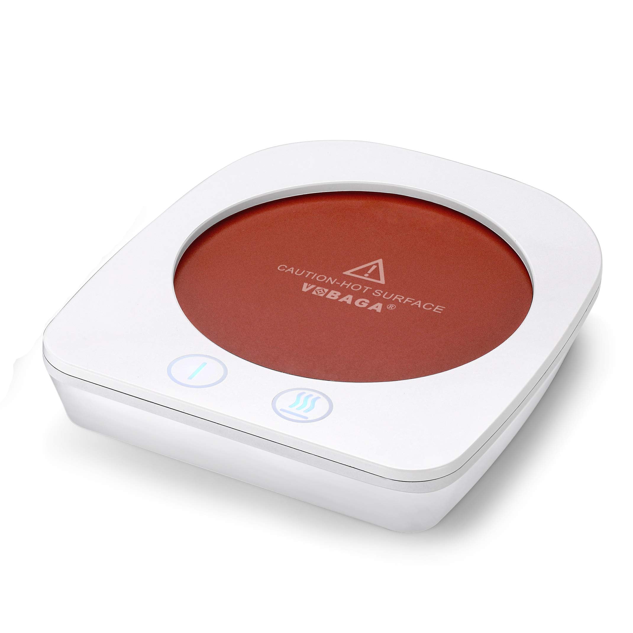 Vobaga Coffee Warmer & Mug Warmer For Home Office Home Desk Use, 20W Electric Cup Beverage Warmer Plate With 3 Temperature Setti