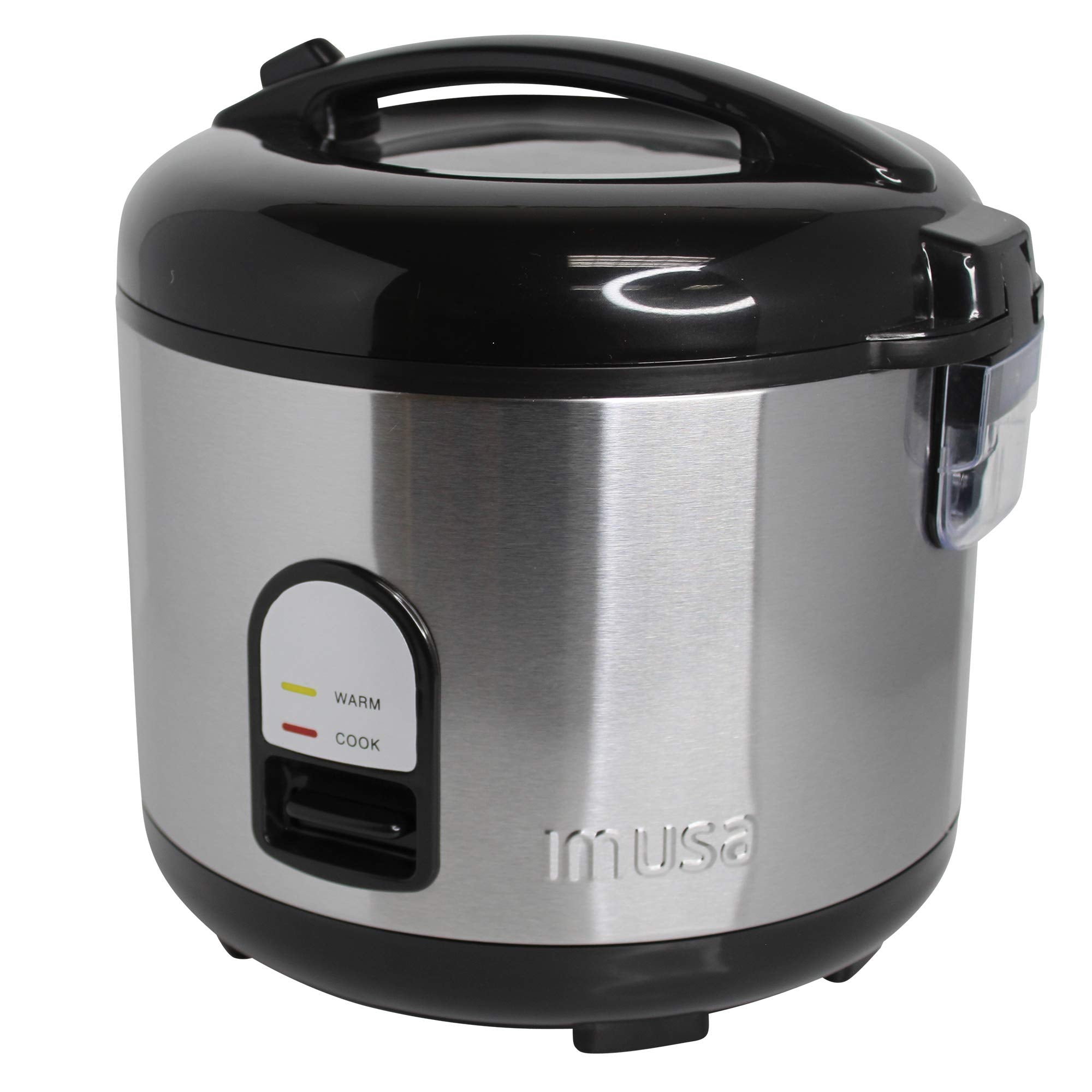 Imusa Usa Gau-00028 Electric Rice Cooker 10-Cup Uncooked Rice (20-Cup Cooked Rice), Stainless Steel