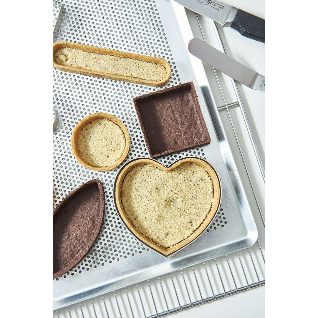 De Buyer - Perforated Aluminium Pastry Plate With Pinched Edges - 40 X 30 Cm - 7367.40